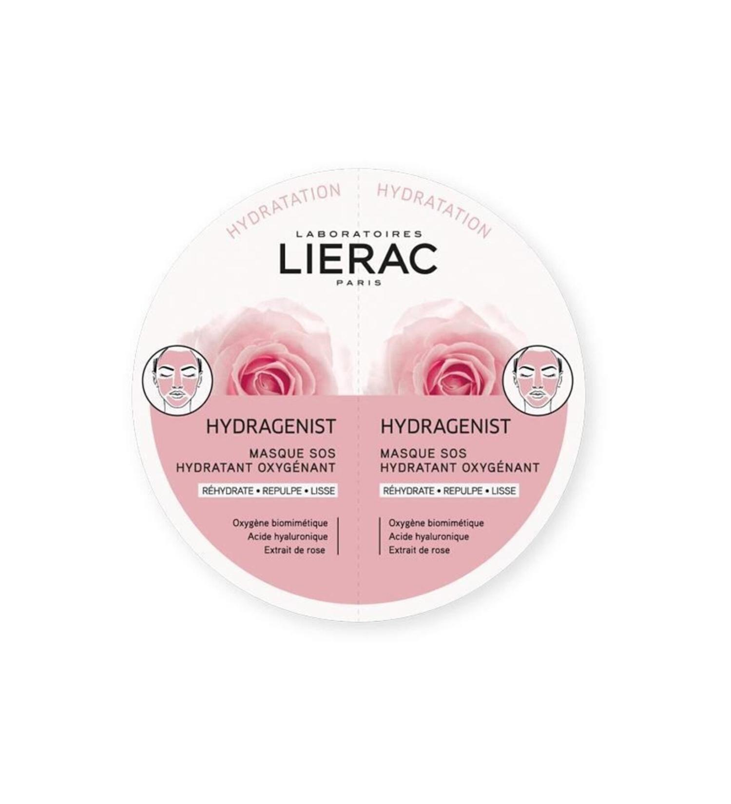 Lierac Duo Mask Hydragenist First Anti-Confusion Instant Hydrating Mask for All Skin Types 2x6ml
