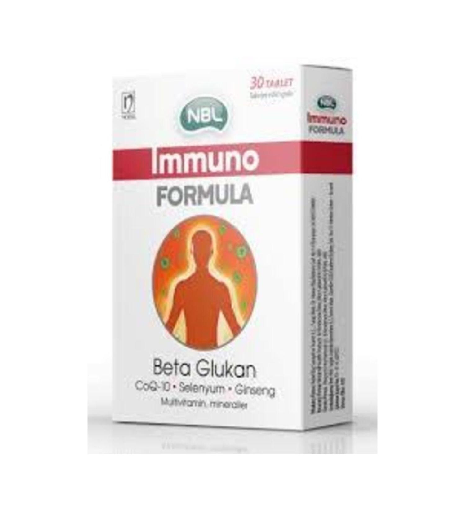 NBL Immuno Formula Selenium & Beta Glucan 30 Tablets