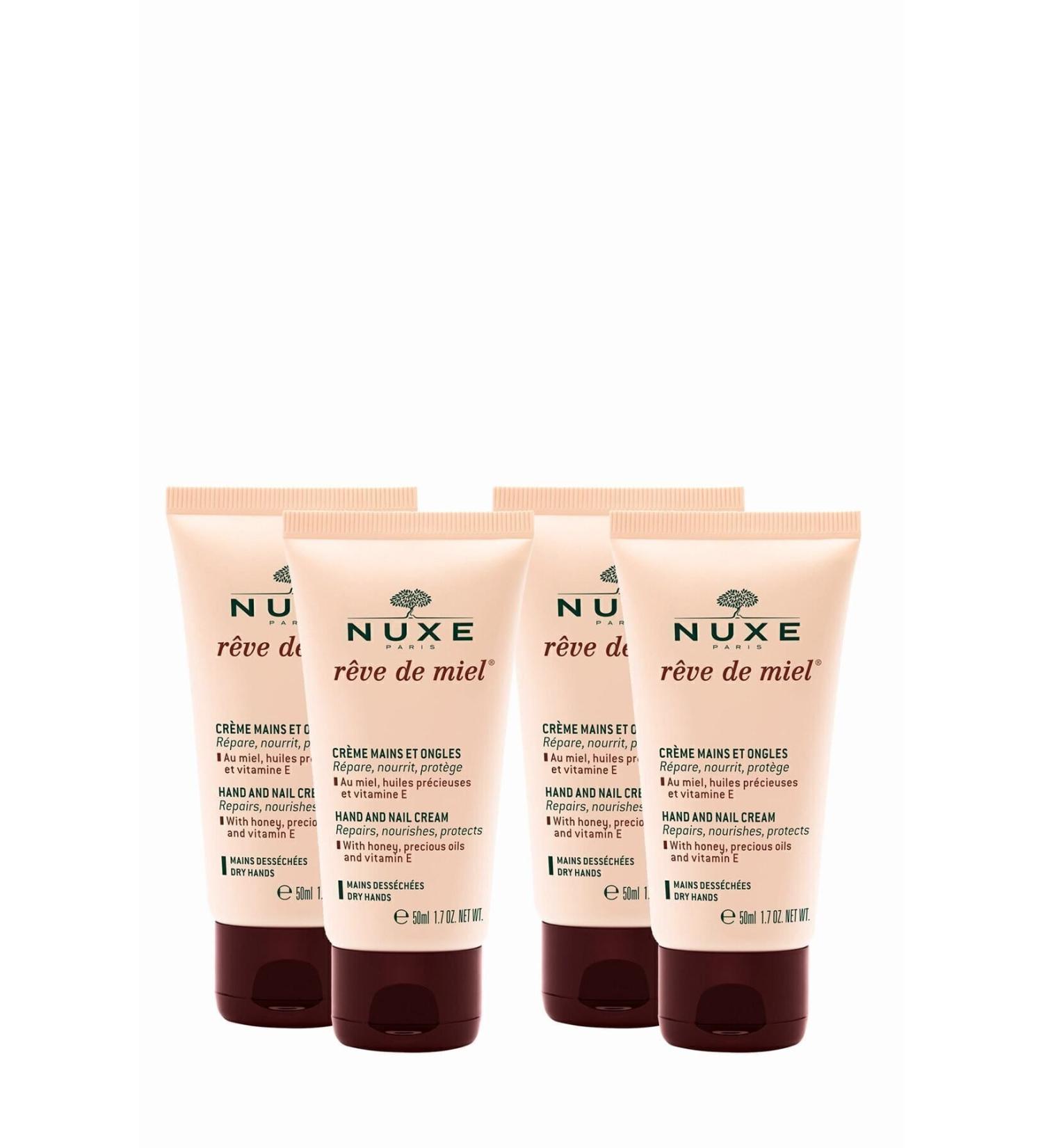 Nuxe Reve De Miel Hand And Nail Cream Hand And Nail Care Cream 50ml 4 Pieces
