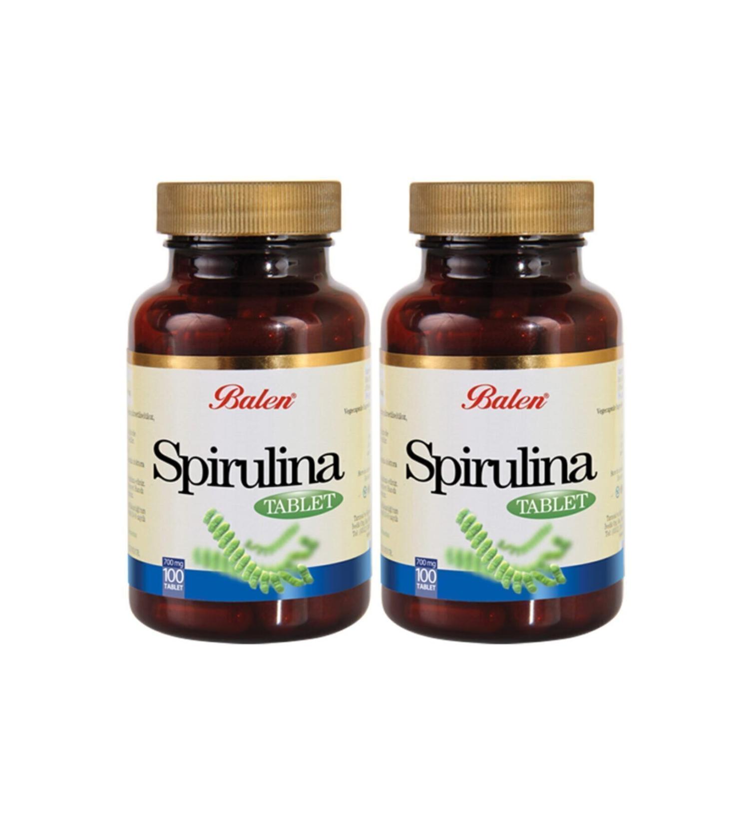 Balen Spirulina 700 Mg 100 Tablets 2 Pieces