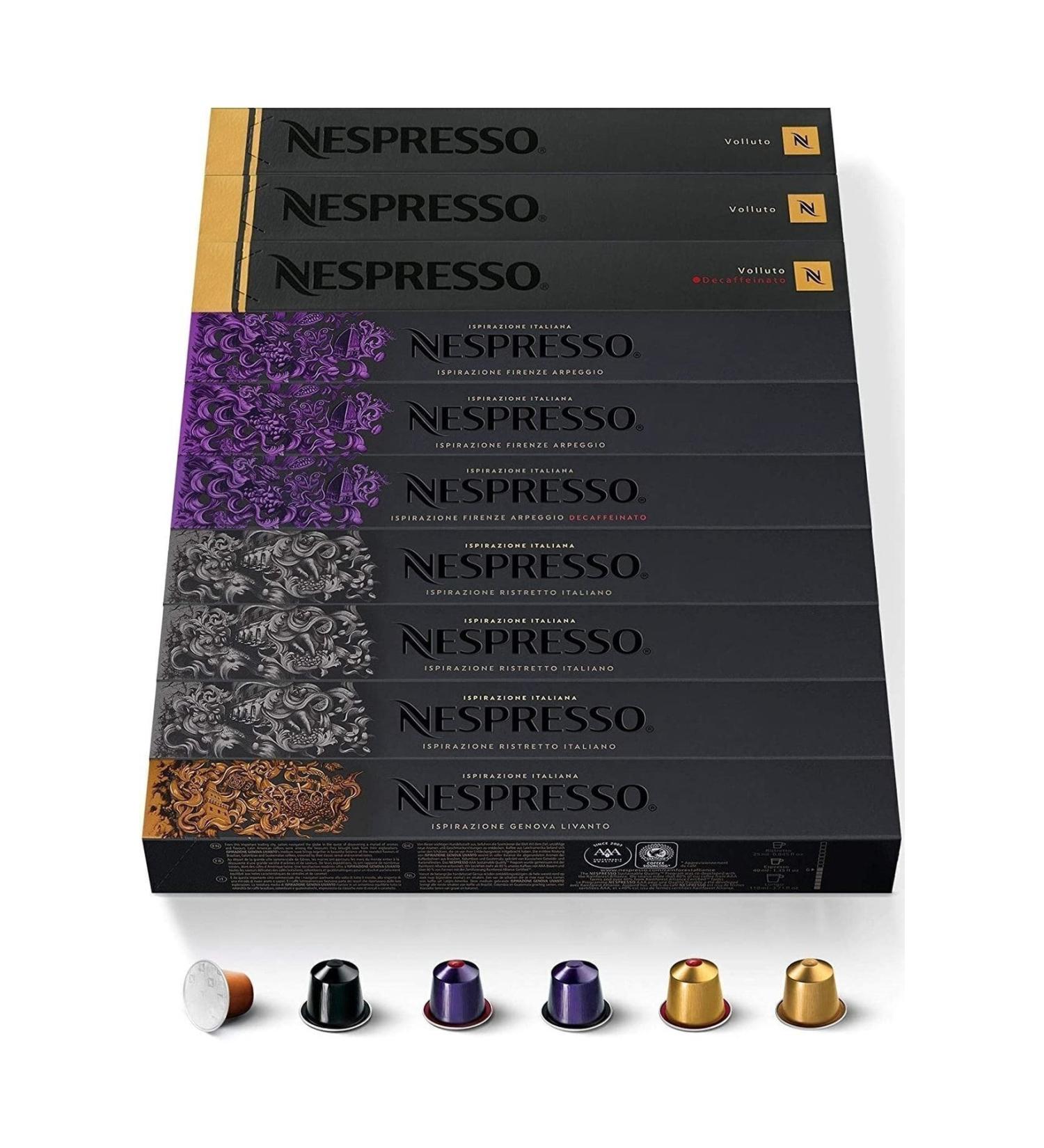 Nespresso Decaf Balanced Collection 10 Boxes (100 CAPSULES)