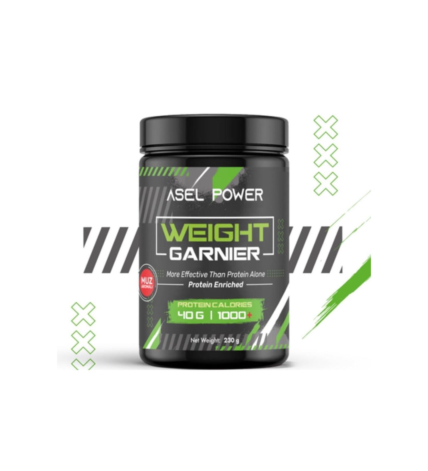 ASEL POWER Banana and Cocoa Flavored Weight Gainer Herbal Mixed Powder (1'BOX)