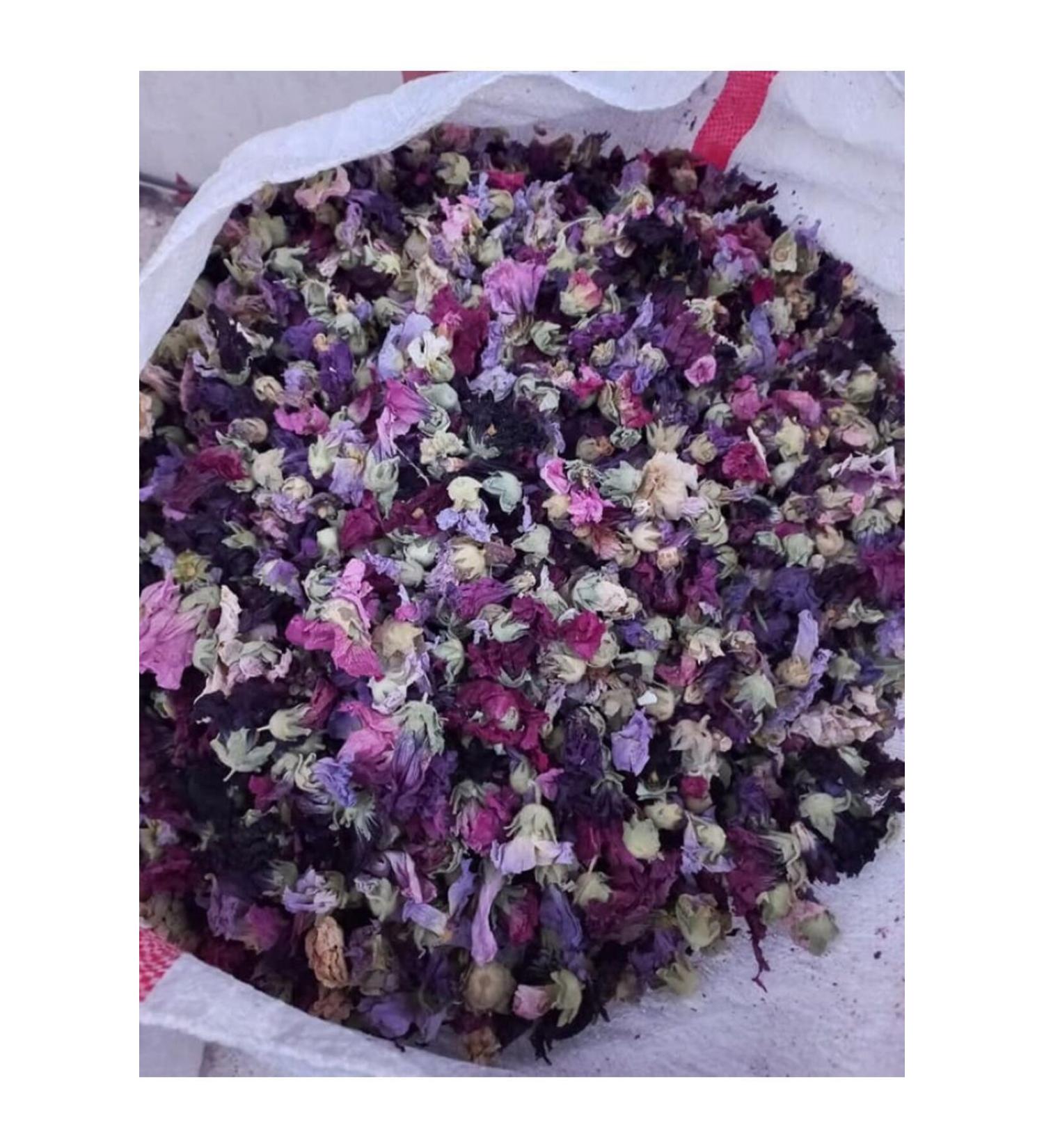 NATURE'S BLESSING Marshmallow Flower (ROSE MARSHMALLOW) 200 gr Organic-New Crop-Natural Dried-Additive-Free - Buy Online on GoSupps.com