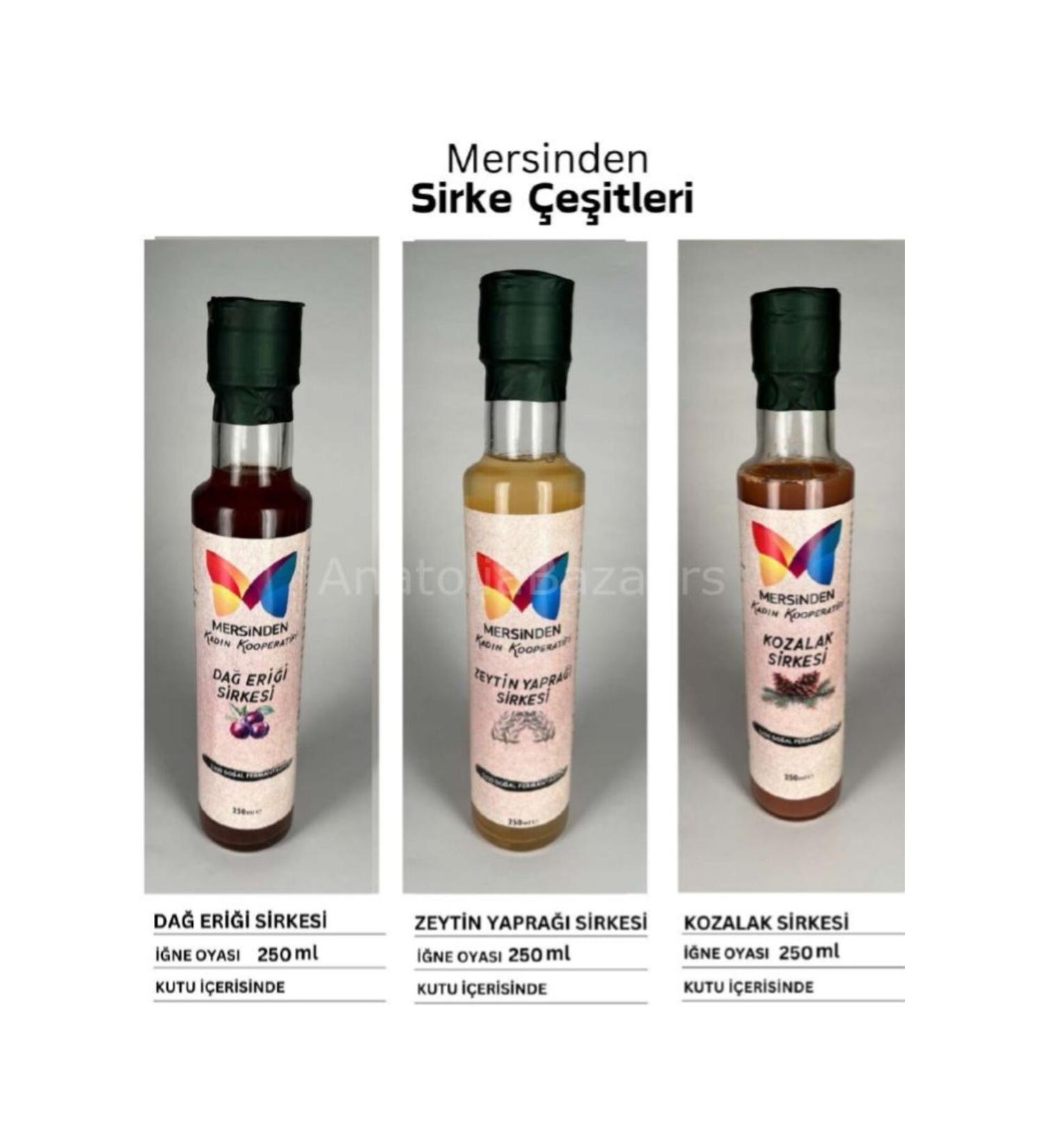 Organic Mountain Plum Vinegar from Mersin 250 Ml