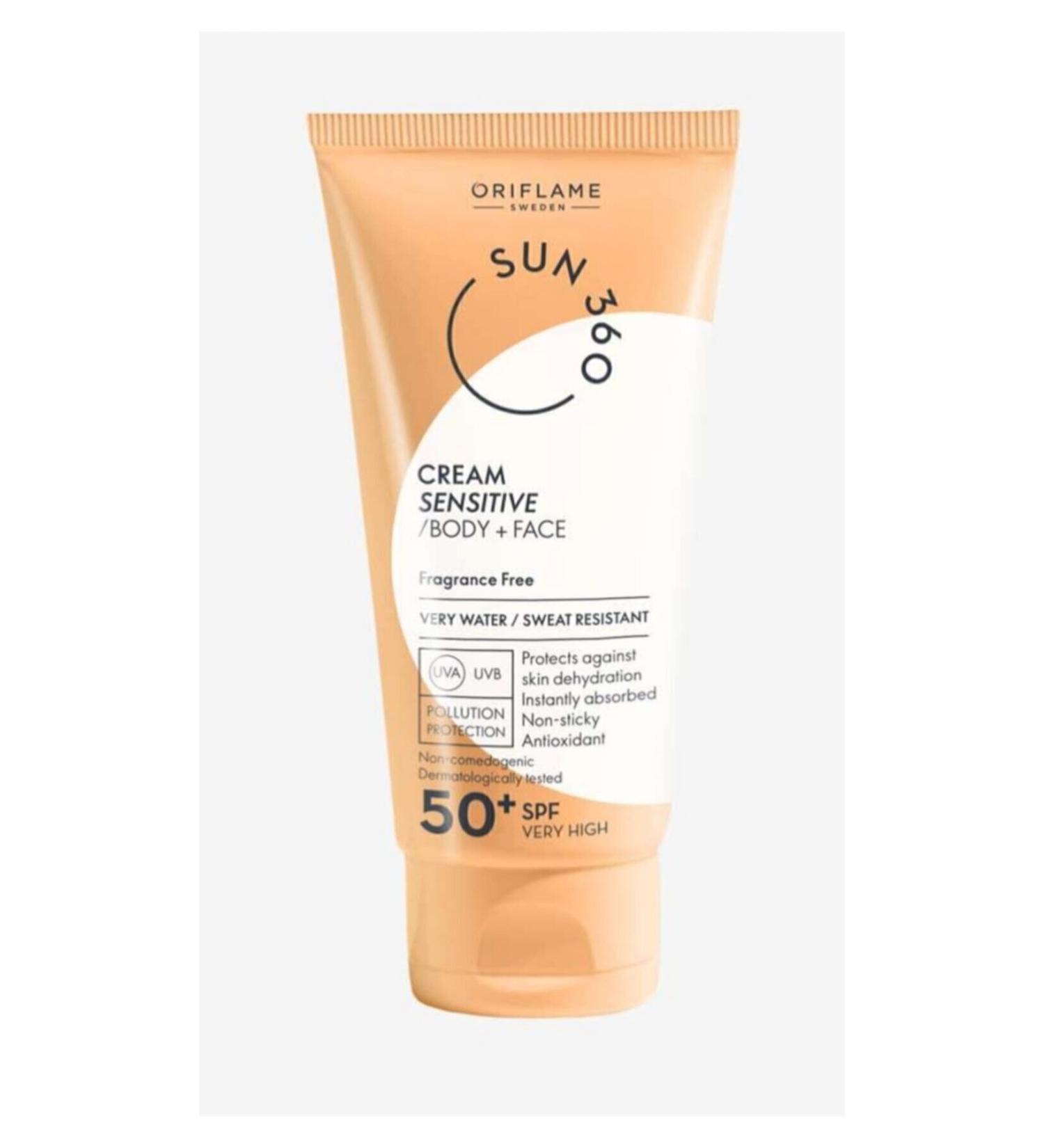 Oriflame Sun 360 Face and Body Sun Cream 50 Spf