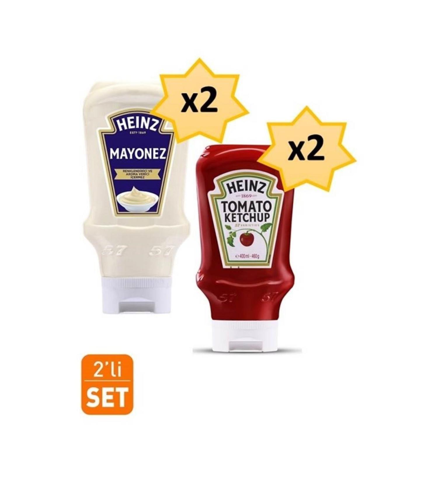 Heinz Ketchup & Mayonnaise Set of 2