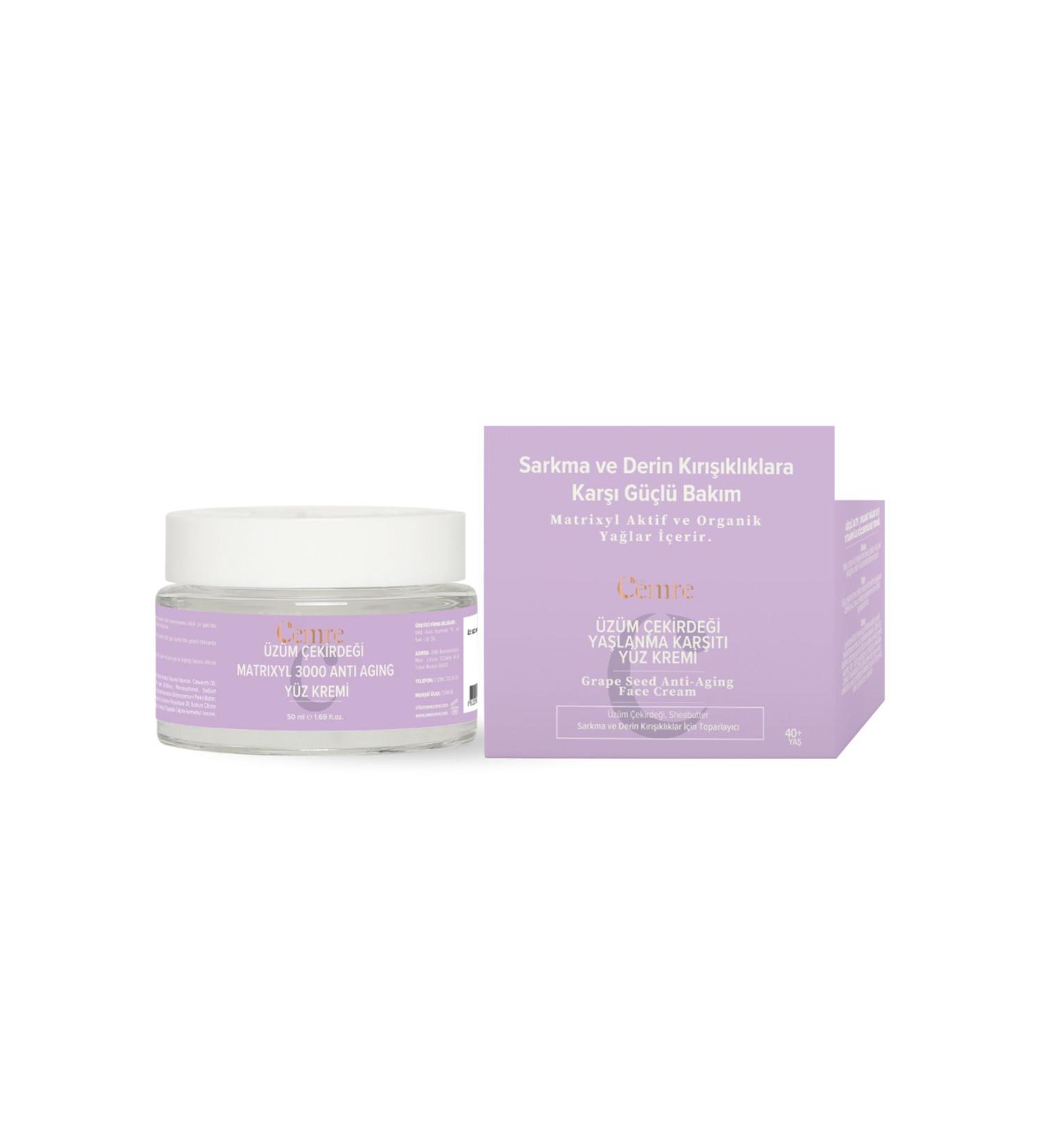 Awe Cemre Grape Seed Anti Aging Face Cream 50 ml