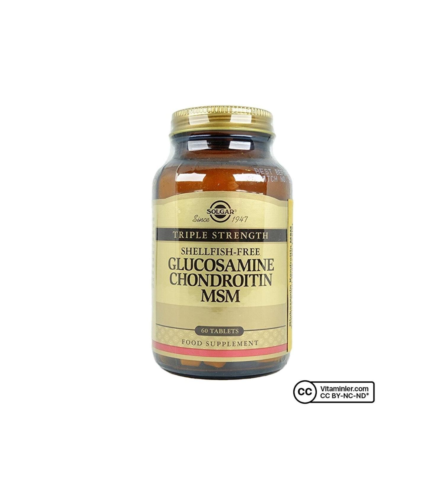 Solgar Glucosamine Chondroitin Msm 60 Tablets - Buy Online on GoSupps.com