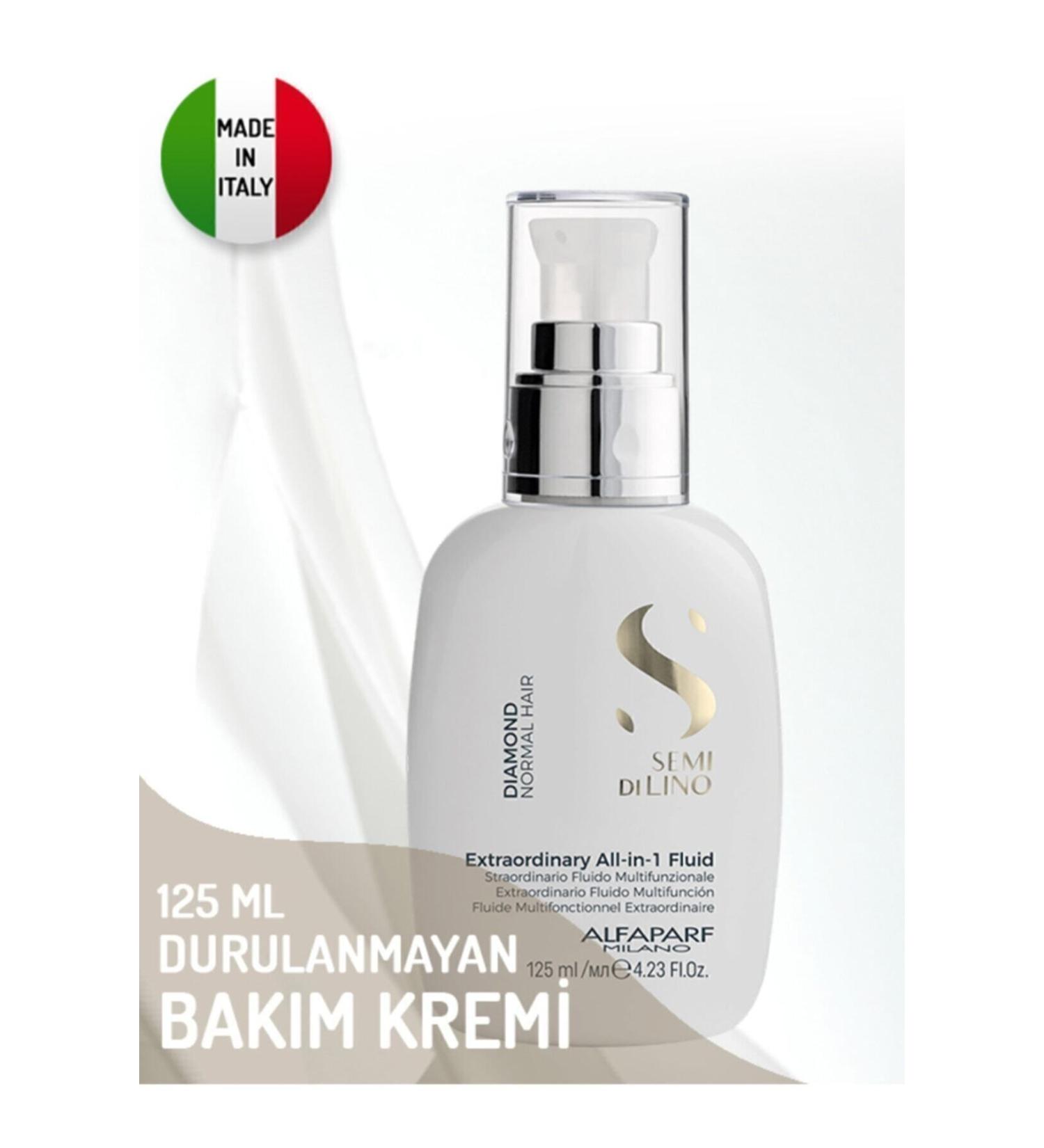 Alfaparf Semi Di Lino Diamond Extraordinary Multipurpose Fluid 125ml EVA KUAFOR 98791 - Buy Online on GoSupps.com