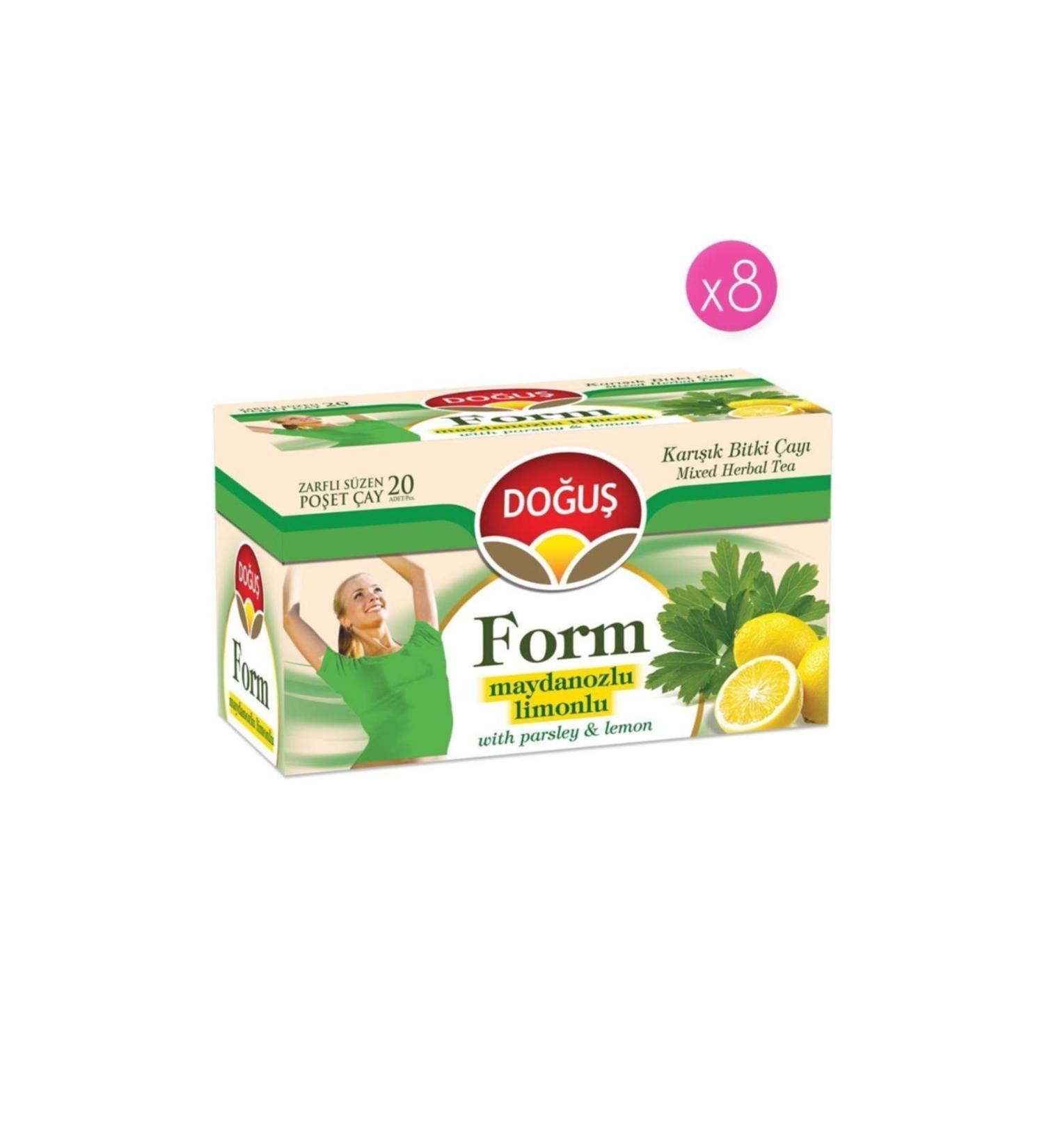 Do u Form Parsley Lemon Teapot Tea 8 pieces