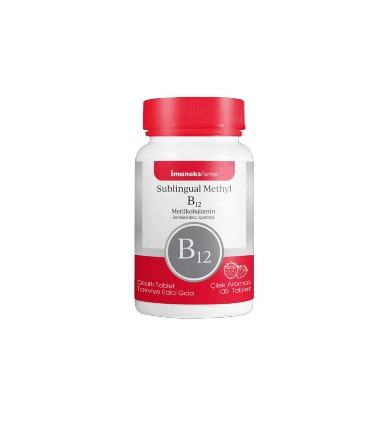 Imuneks Farma Sublingual Methyl B12 100 Tablets