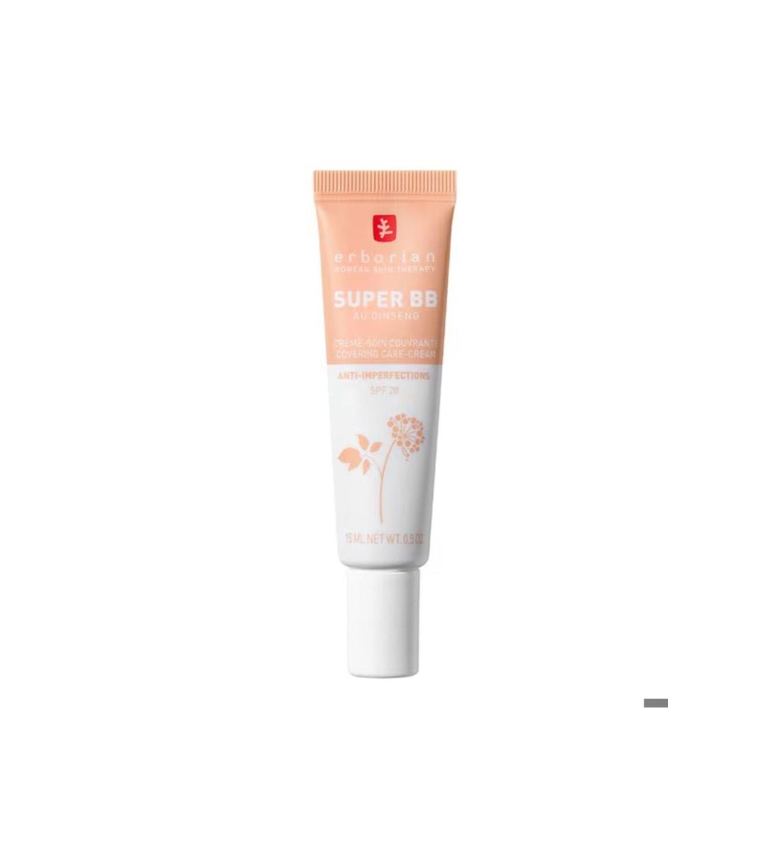 erborian Super BB With Ginseng - Travel Size BB Cream - 15 ml gold - Buy Online on GoSupps.com