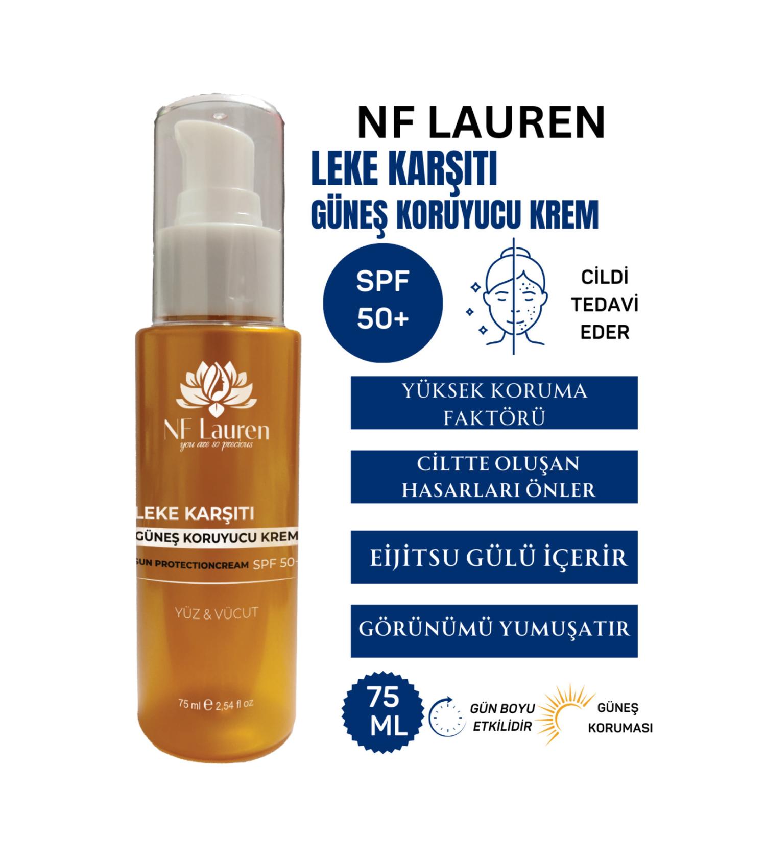 NF LAUREN ANTI-SPOT SUN PROTECTIVE CREAM - 75 ML