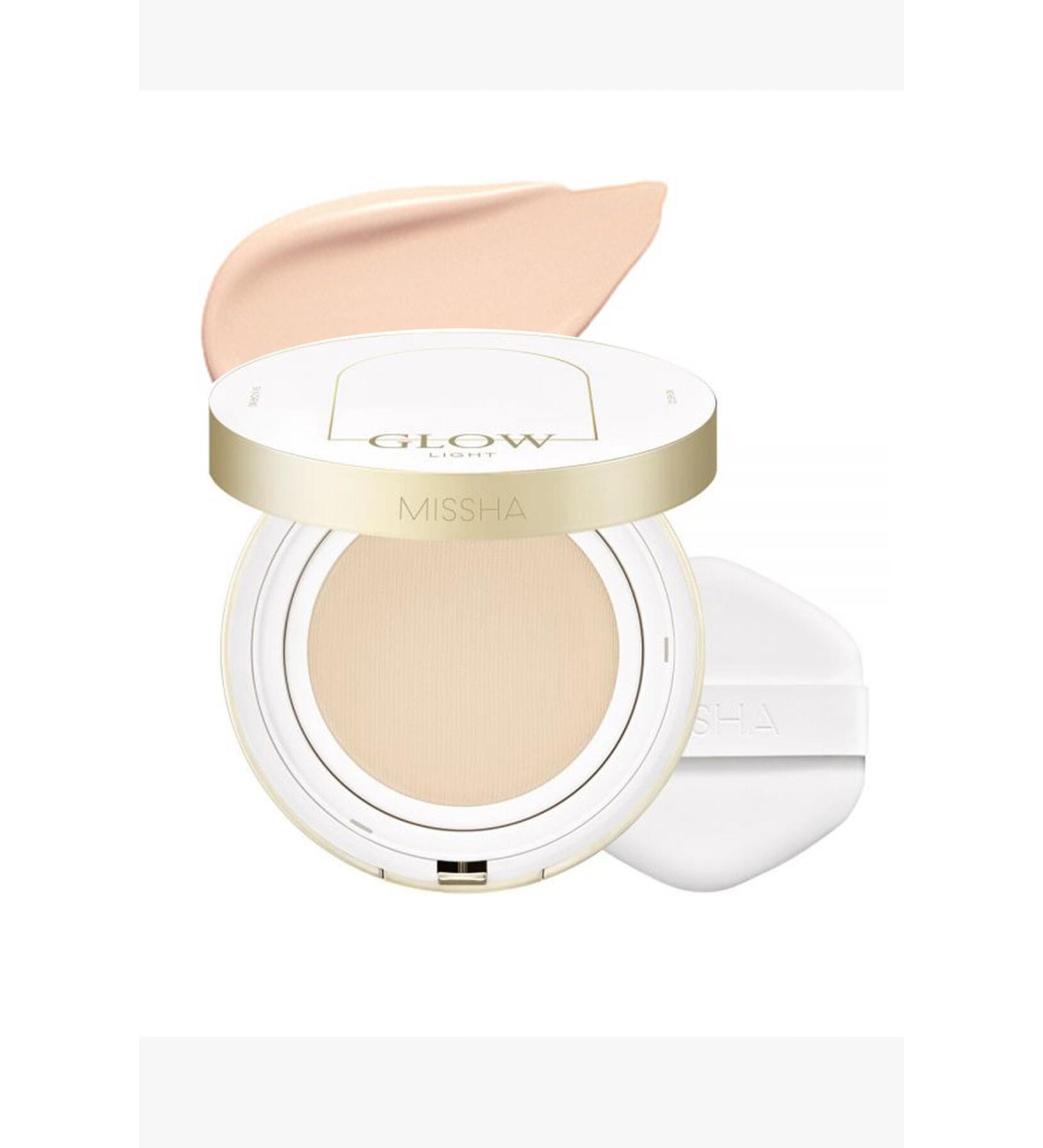 Missha Anti-Aging Glass Skin Cushion SPF 37+++ Glow Cushion Light (No.21P Fair) - Buy Online on GoSupps.com