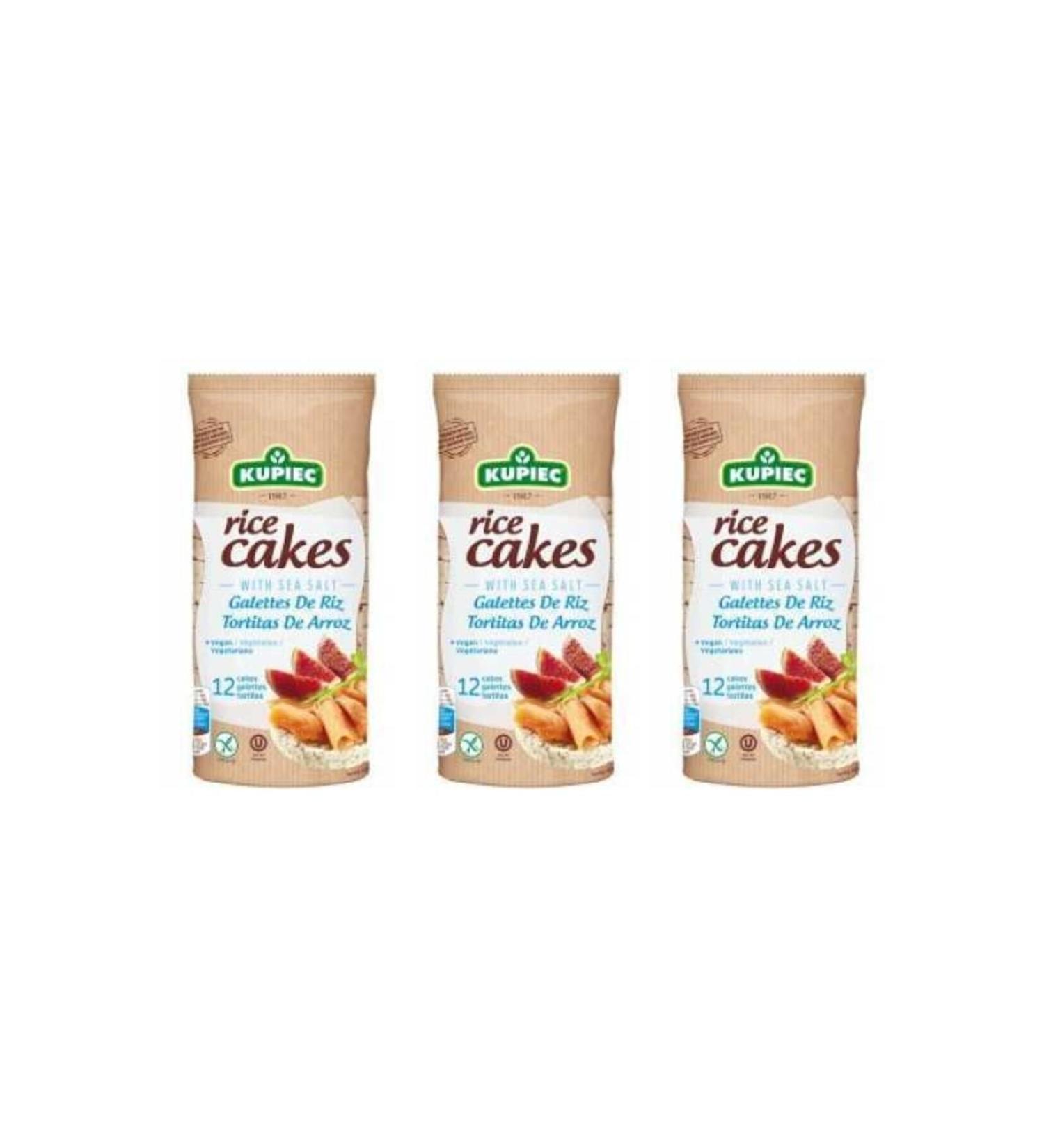 Kupiec Rice Crisps (Sea Salt) - Set of 3