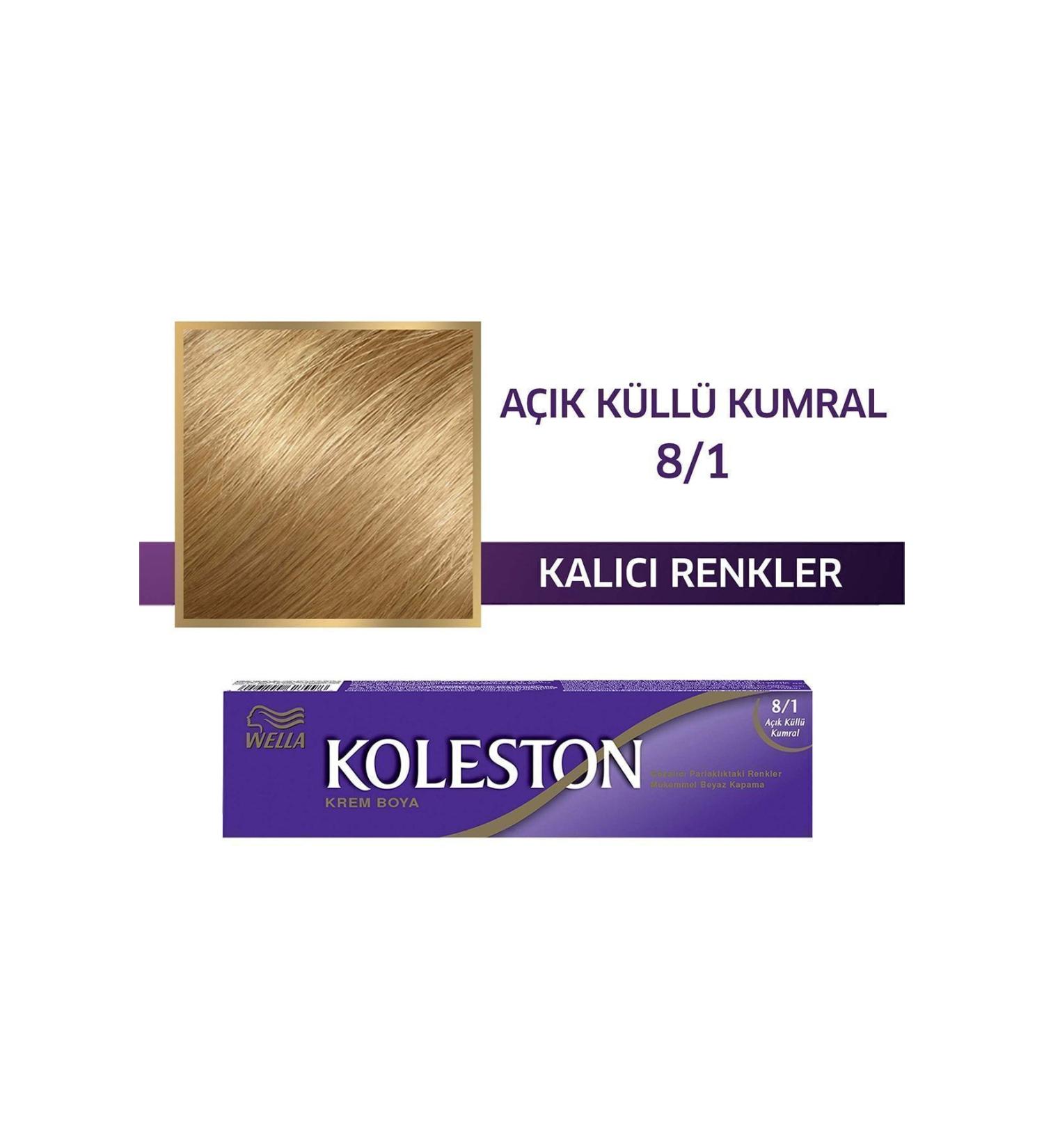 Wella Koleston Single Tube Dye 8/1 Light Ash Blonde - Buy Online on GoSupps.com