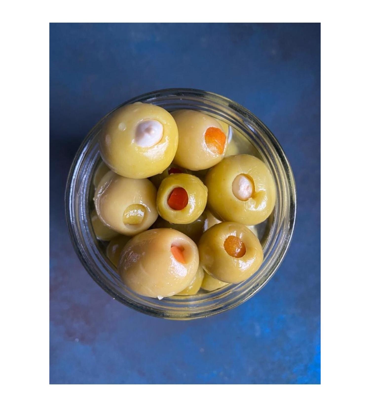Kharzita Cocktail Stuffed Olive Mix 600 gr