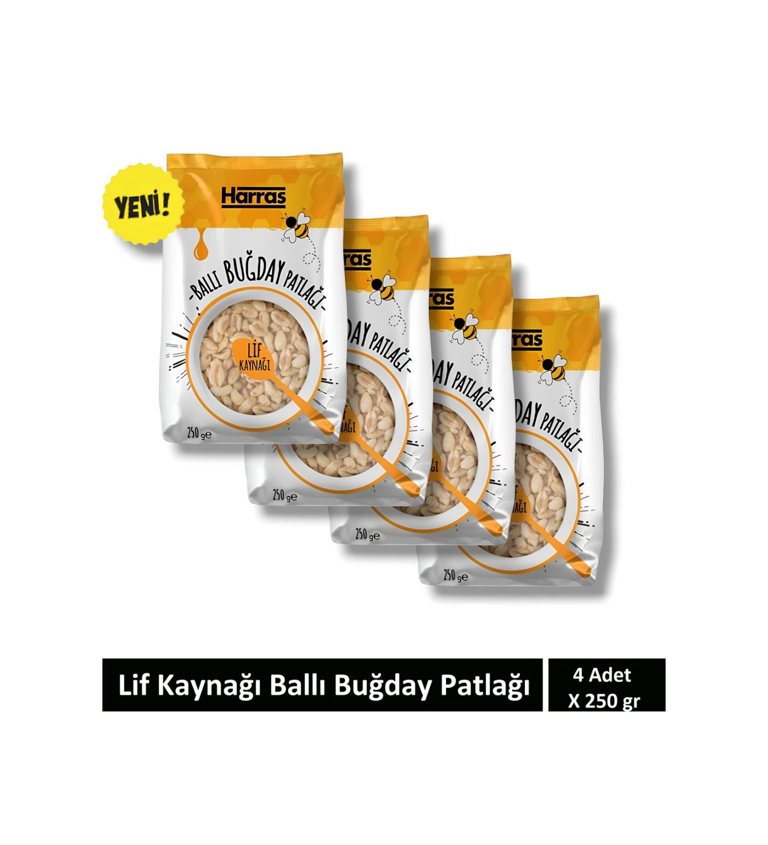 Harras Fiber Source Honey Wheat Flakes 4 Pieces X 250 gr