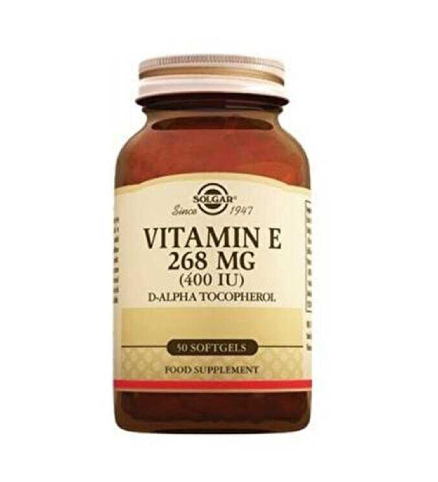 Solgar Vitamin E 268 mg 400 Iu 50 Capsules