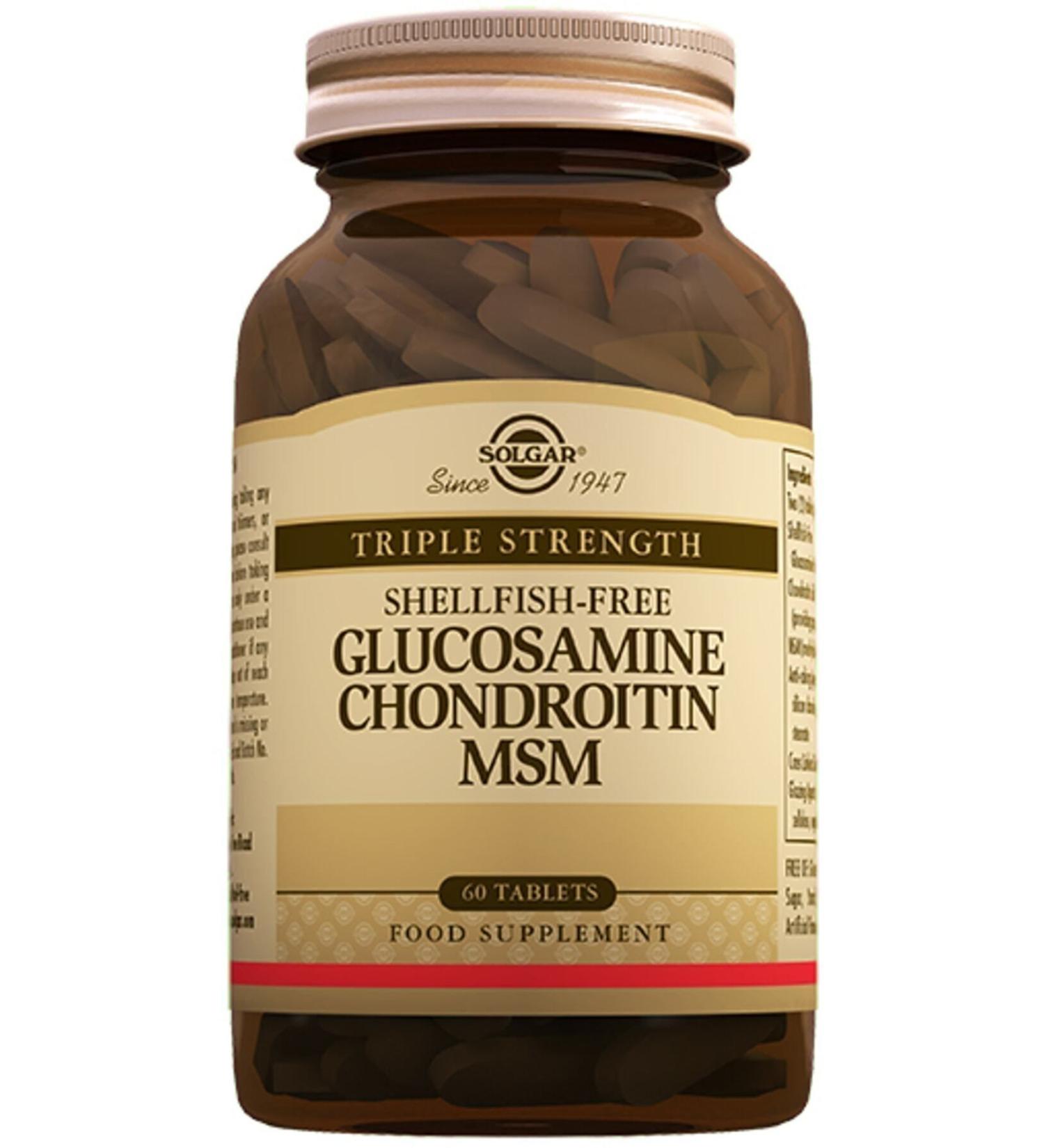 Solgar Glucosamine Chondroitin (glucosamine Glucosamine Chondroitin Msm 60 Tablets)