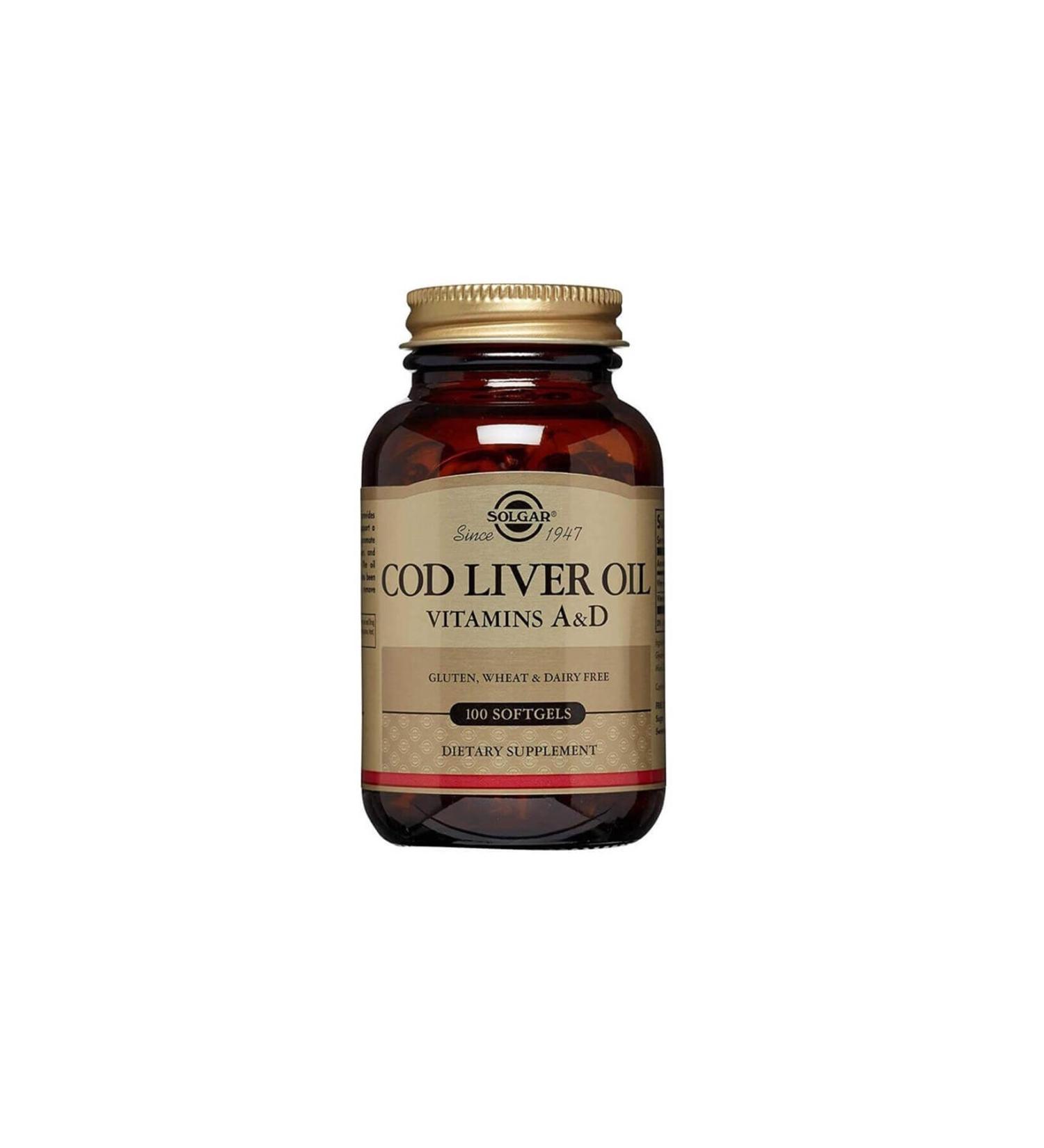 Solgar Cod Liver Oil 100 Capsules