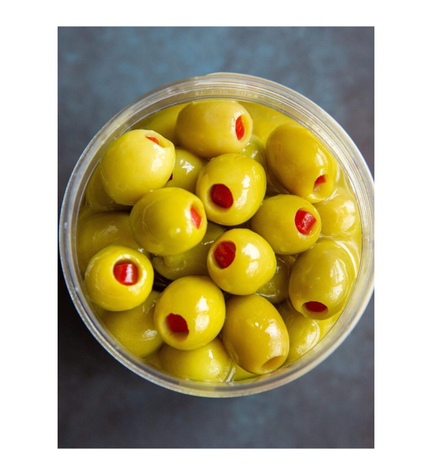 Kharzita Pepper Stuffed Green Olives 700gr