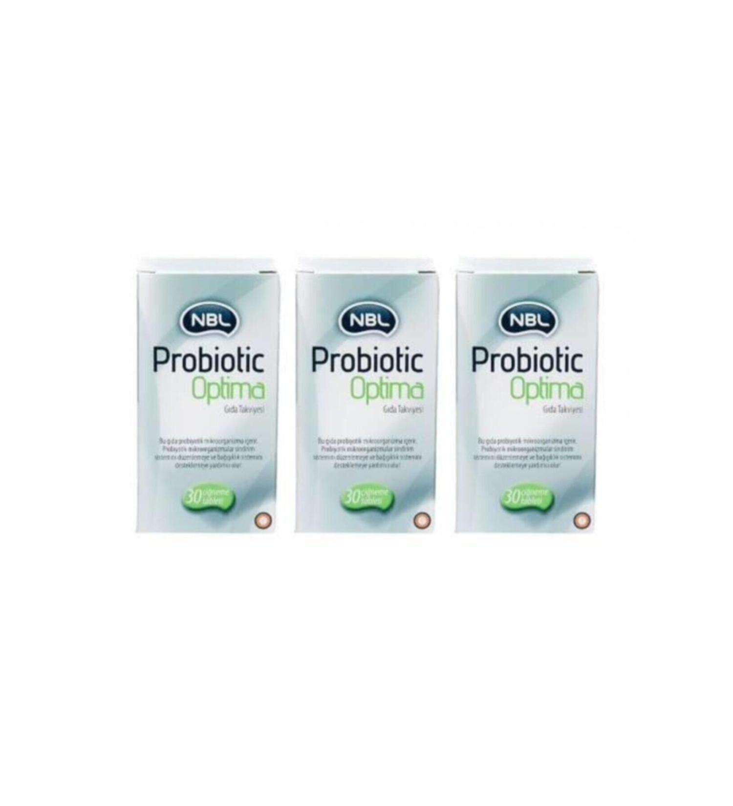 NBL 3 Probiotic Optima 30 Chewable Tablets