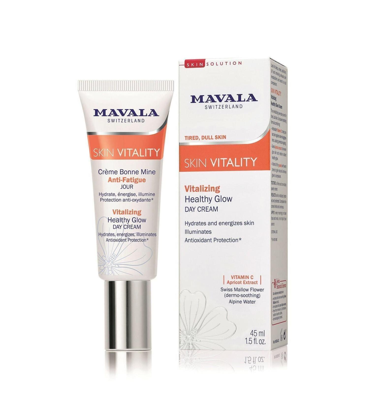 Mavala Day Cream - Vitality 45 Ml 7618900534018 - Buy Online on GoSupps.com