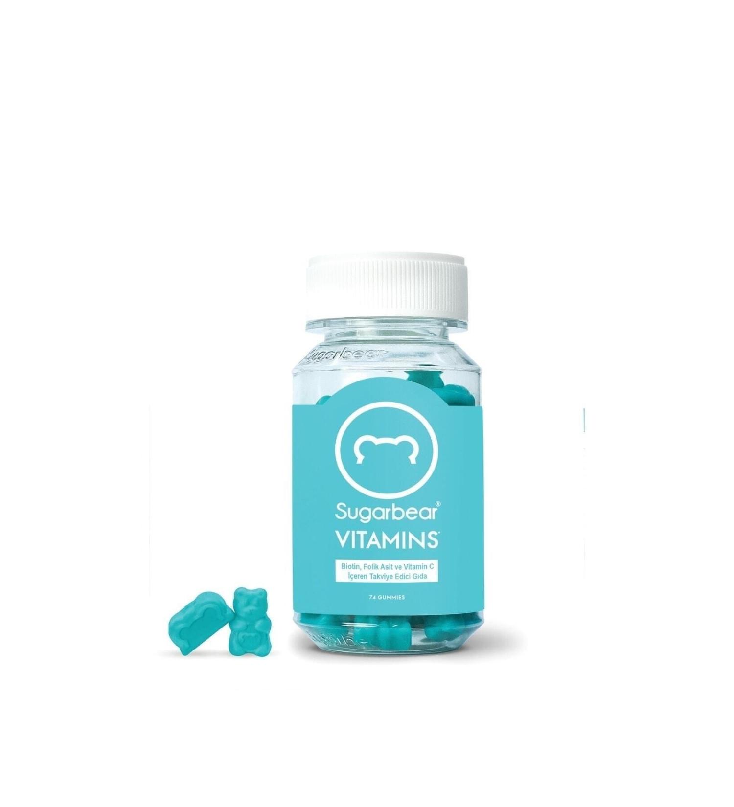 Sugarbear Sugar Bear Hair Vitamin 74 Capsules. - Buy Online on GoSupps.com