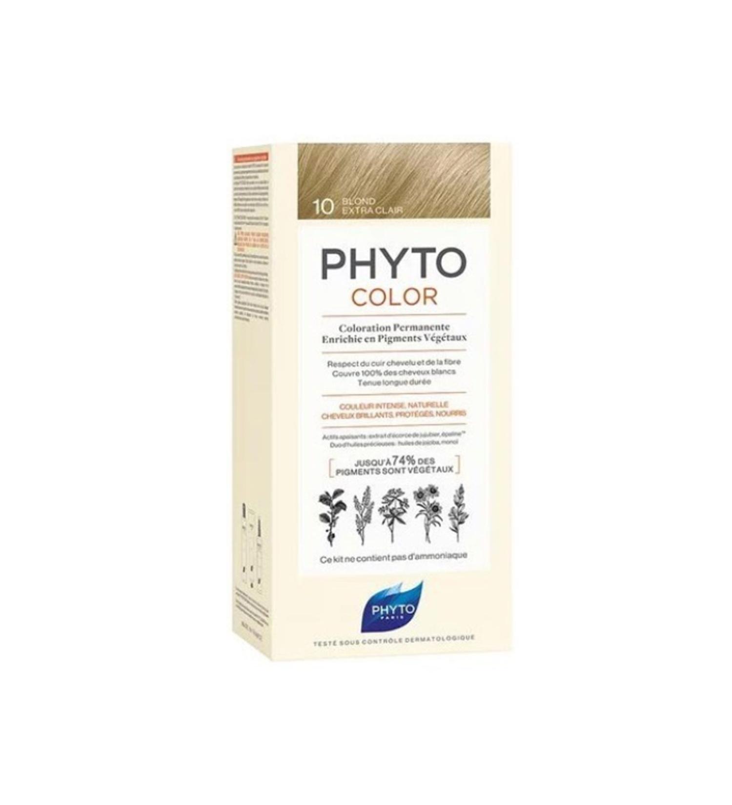 Phyto Color 10 Herbal Hair Dye Very Light Blonde
