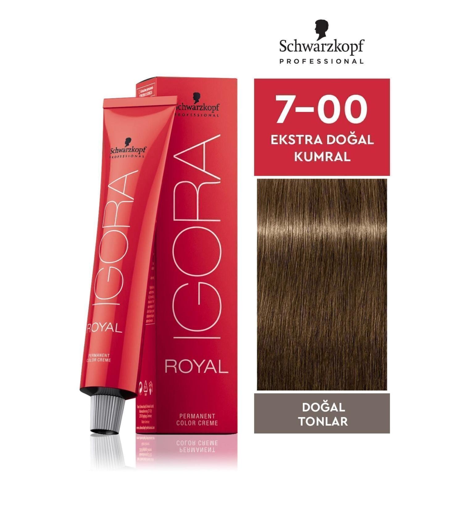 Igora Royal Natural Tones 7-00 Extra Natural Blonde Hair Dye 60ml - Buy Online on GoSupps.com