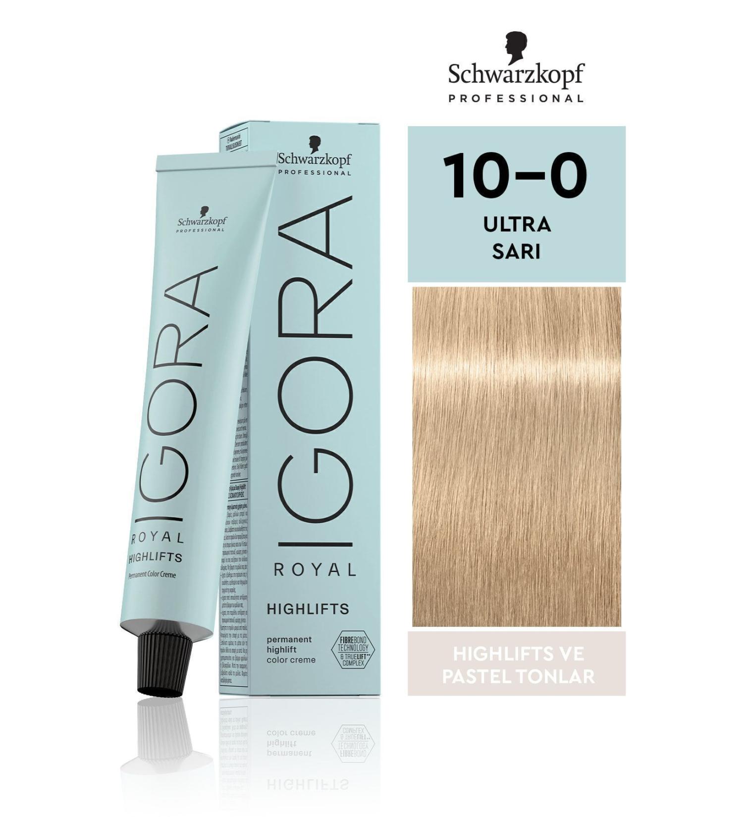 Igora Royal Highlifts Pastel Shades 10-0 Ultra Blonde Hair Dye 60ml - Buy Online on GoSupps.com