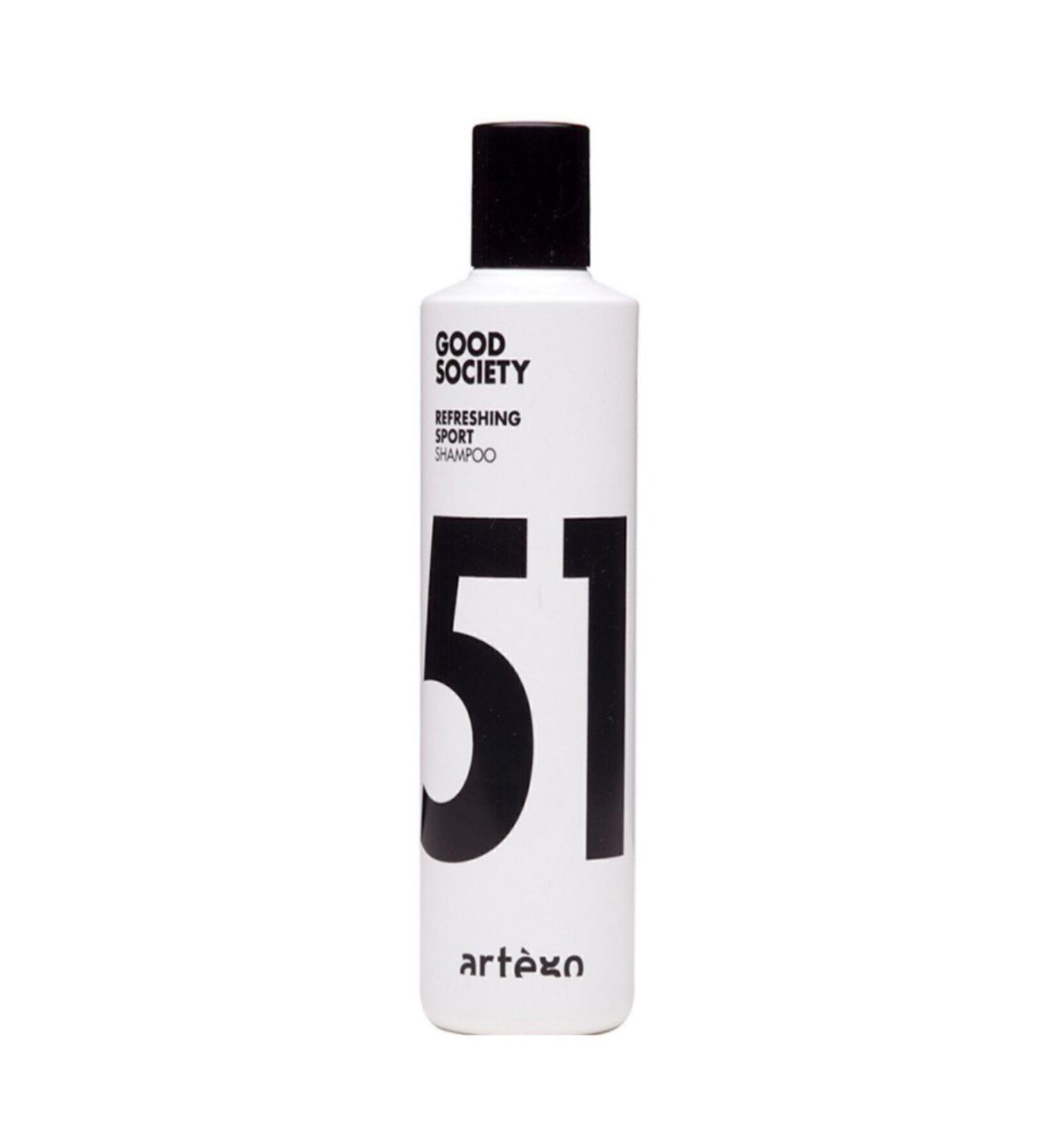 Artego Good Society Refreshing Sport Shampoo 250ml - For Hair and Body After Training