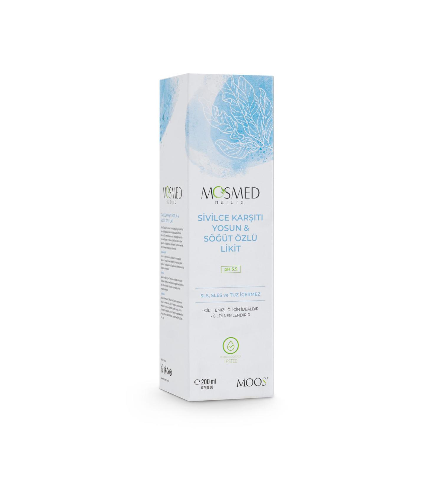Moos Anti-Acne Seaweed & Willow Extract Salt-Free Sulfate-Free Liquid 200 Ml - Buy Online on GoSupps.com