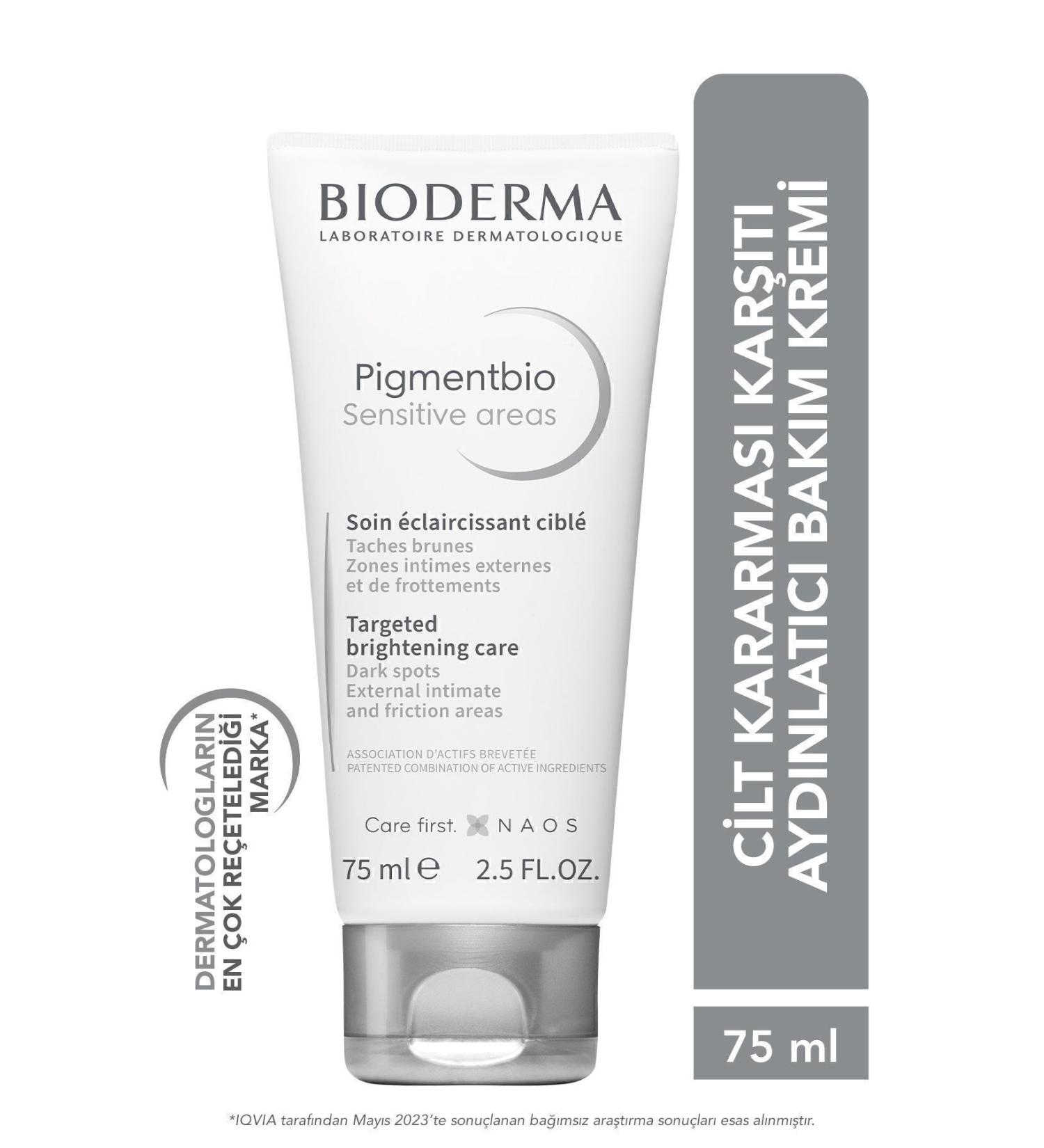 Bioderma Pigmentbio Sensitive Areas Genital Area Joint Areas Anti-Darkening Brightening Cream 75 ml - Buy Online on GoSupps.com
