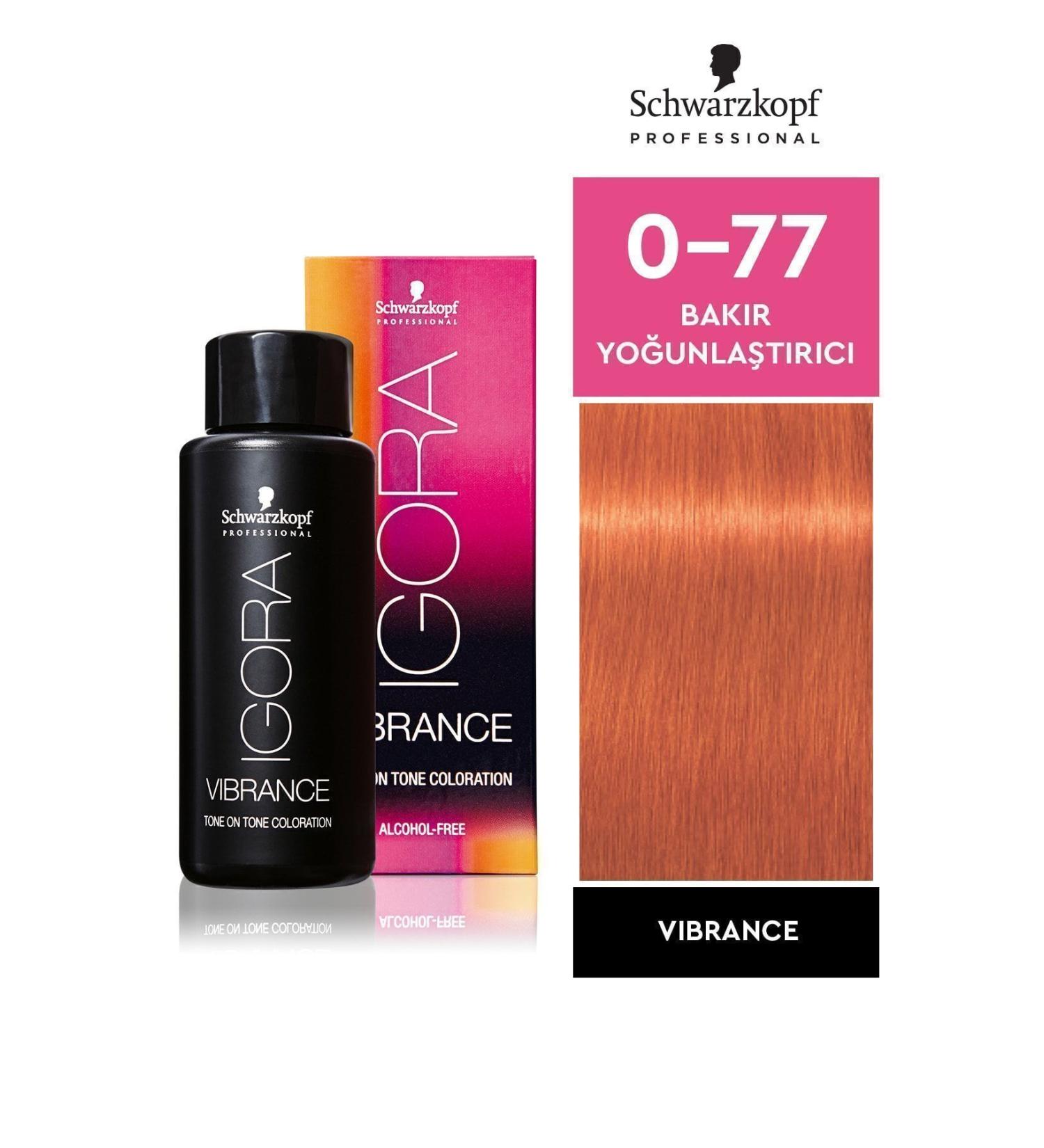 Igora Vibrance 0-77 Copper Intensive Hair Dye 60ml - Buy Online on GoSupps.com