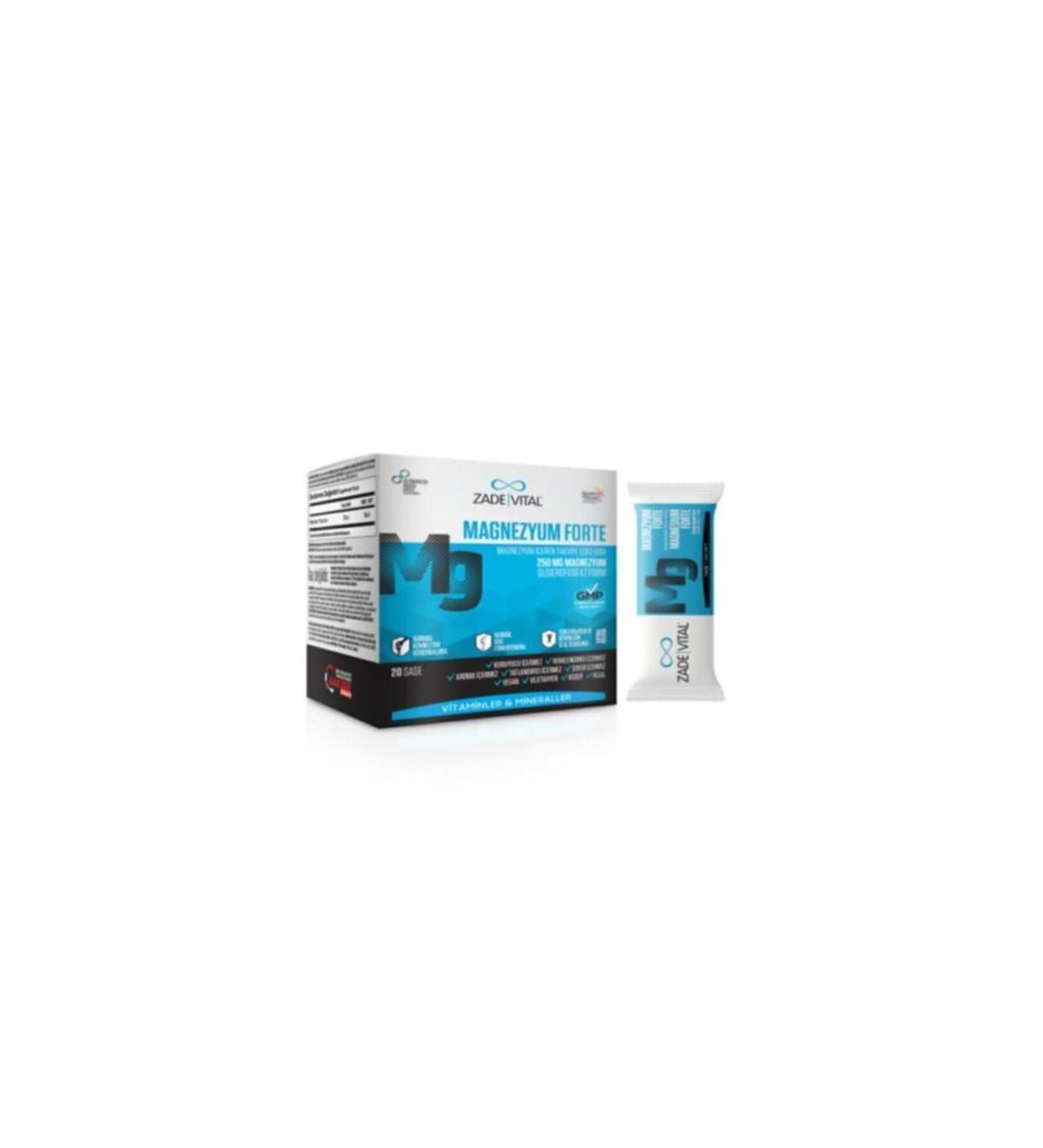 Zade Vital Magnesium Forte 20 Li Sachet