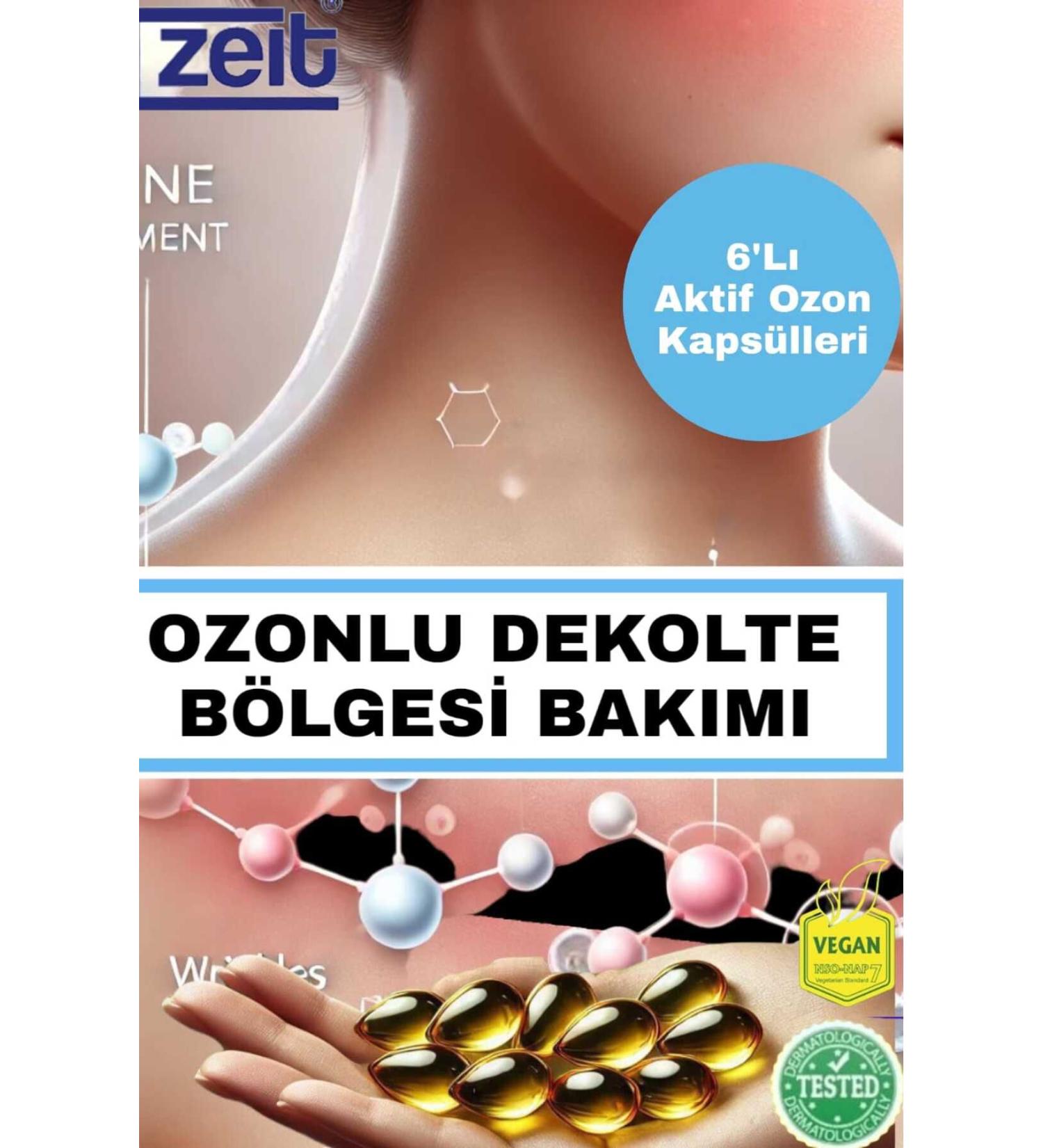 ZEIT OZON Ozonated Decollete Care Cream | Moisturizing Active Ozone Capsules for Sun Spots and Freckles 6-Pack - Buy Online on GoSupps.com