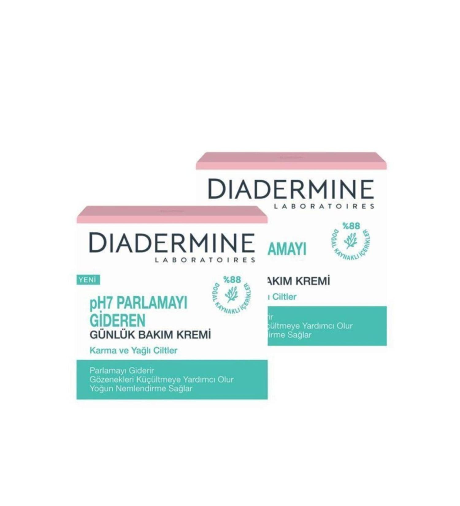 Diadermine Essential Care Anti-Shine Moisturizing Care Cream X 2 Pieces