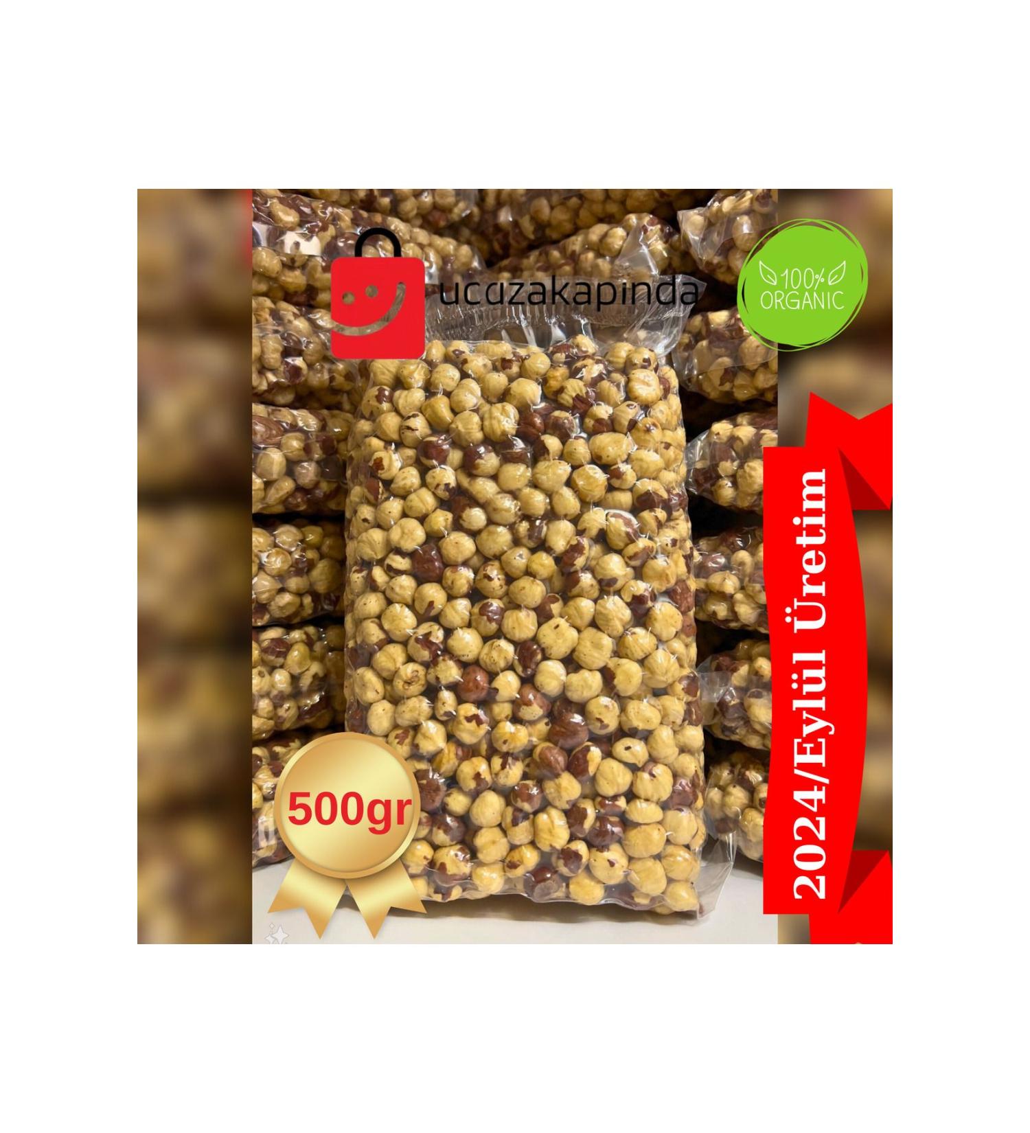 ucuzakapinda Natural and Organic Roasted Hazelnuts - From Garden to Your Table | Additive-Free and Delicious New Crop 2024 500GR - Buy Online on GoSupps.com