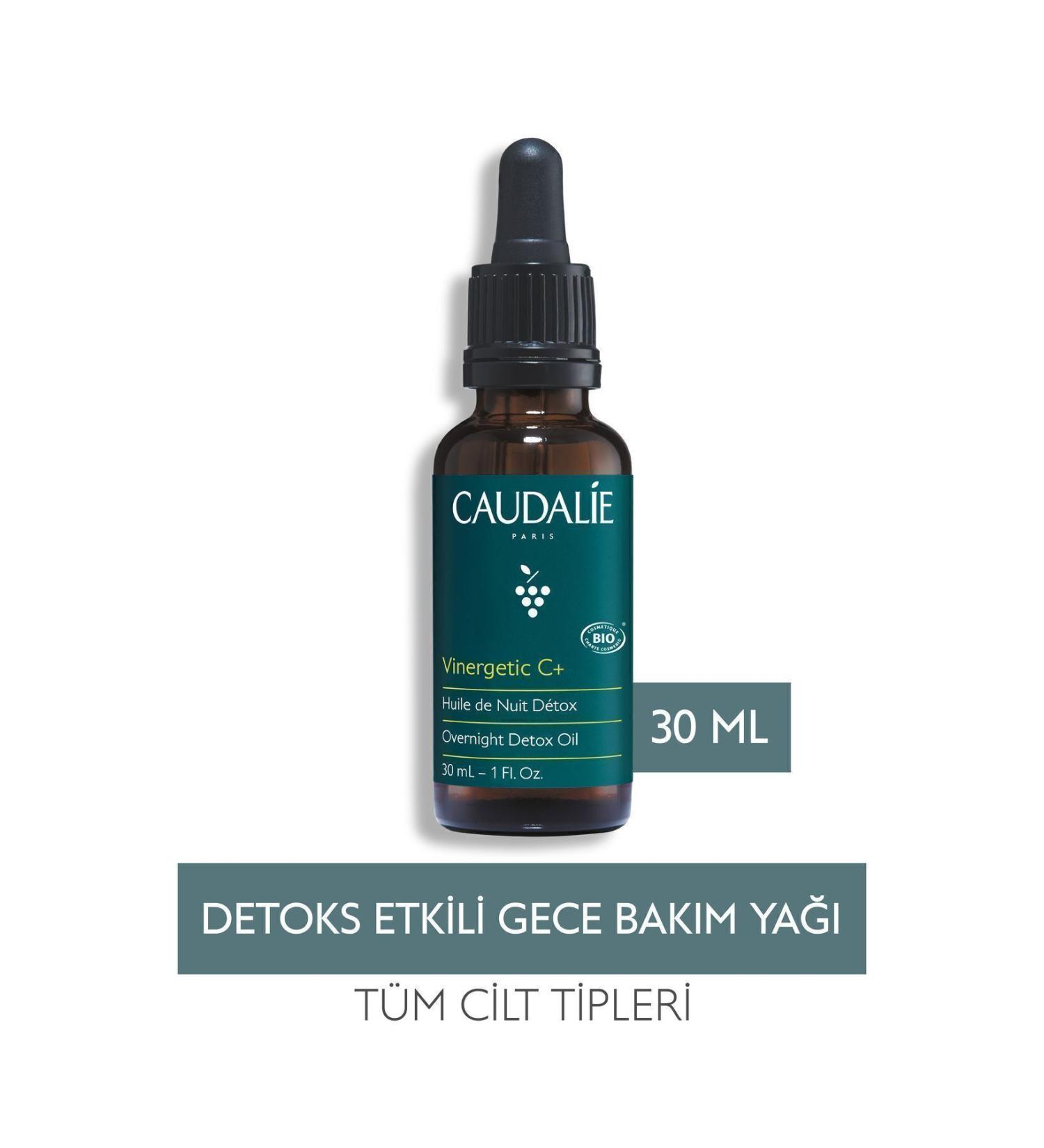Caudalie Vinergetic C+ Detoxifying Night Care Oil 30 ml - Buy Online on GoSupps.com