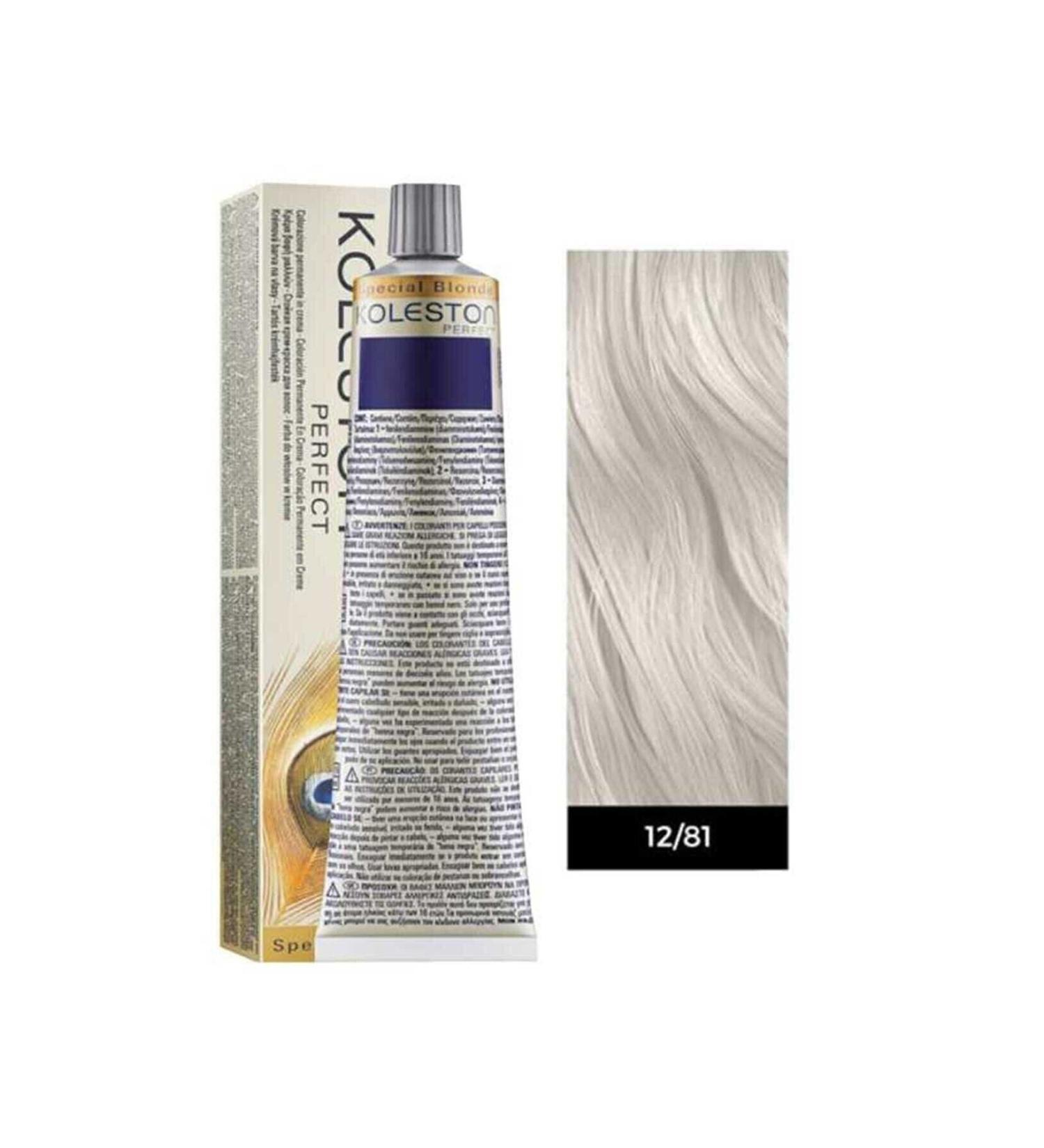 Wella Koleston Perfect 12/81 Extra Pearl Ash Blonde