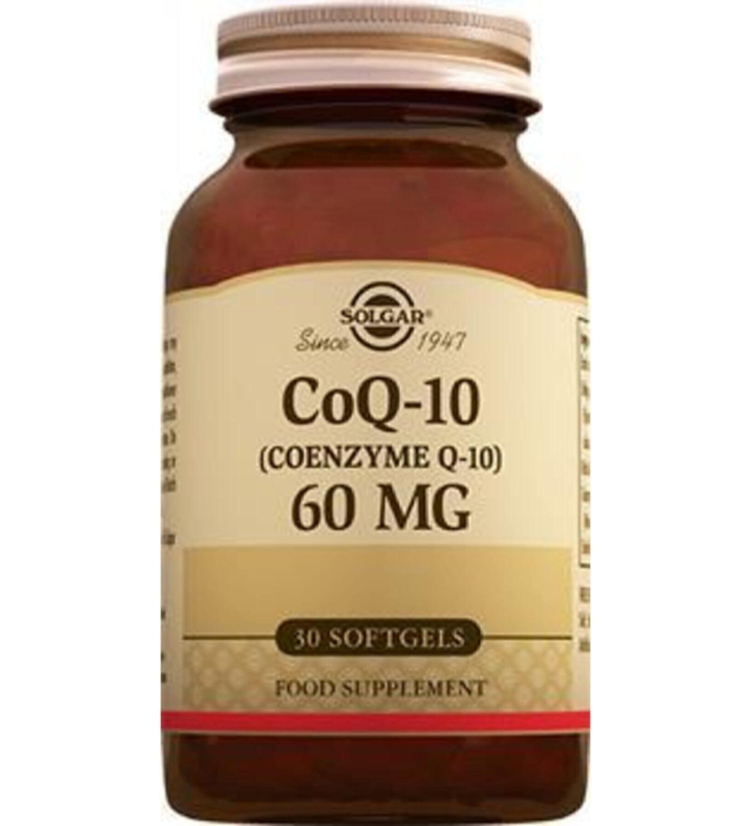 Solgar Coenzyme Q-10 60 Mg 30 Capsules Antioxidant