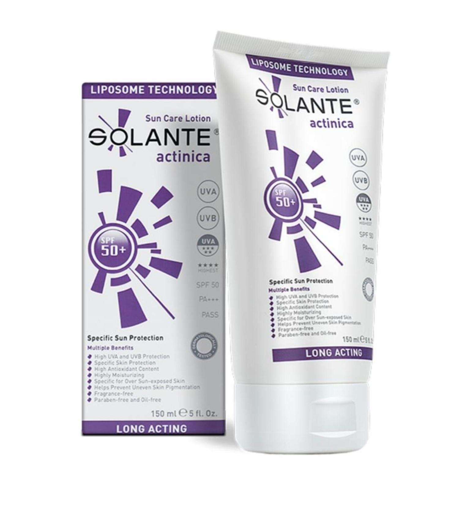 Solante Actinica Sun Care Lotion Spf 50 150 ml