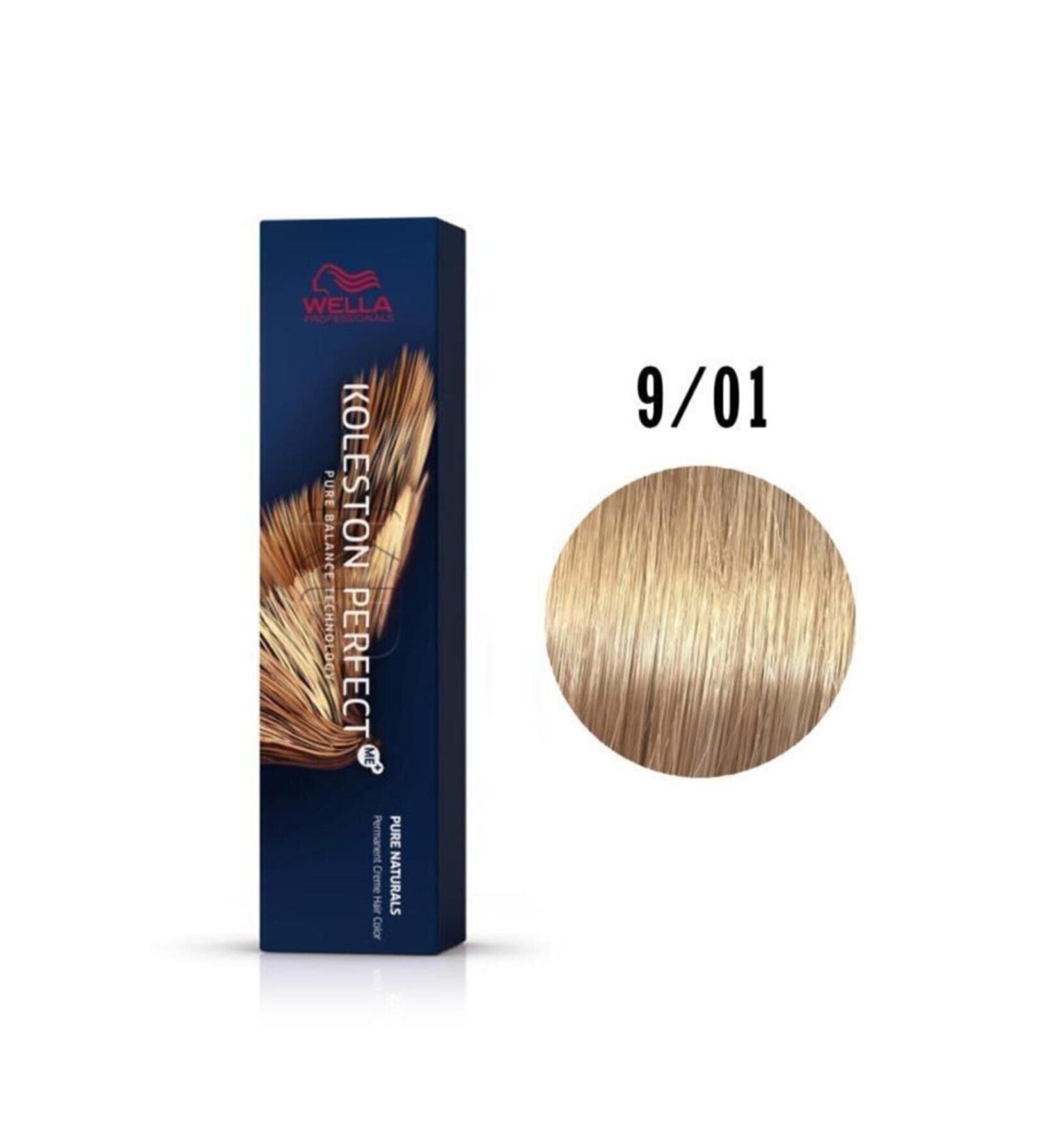 wella Professionals Koleston Perfect Me+ 9/01 Pure Naturals Permanent Hair Dye 60 Ml