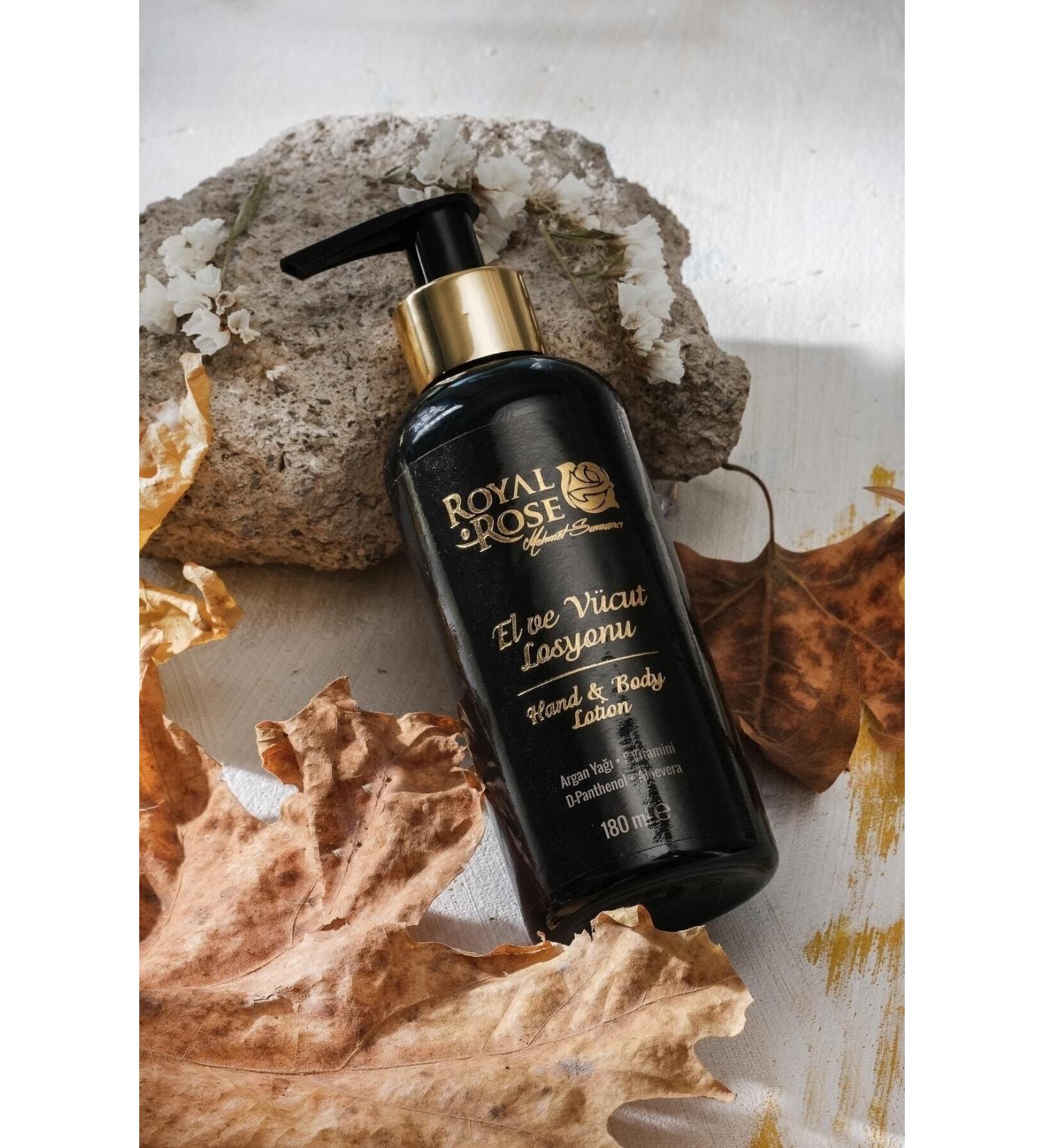 ROYAL ROSE Hand and Body Lotion Argan Oil and Vitamin E - Buy Online on GoSupps.com