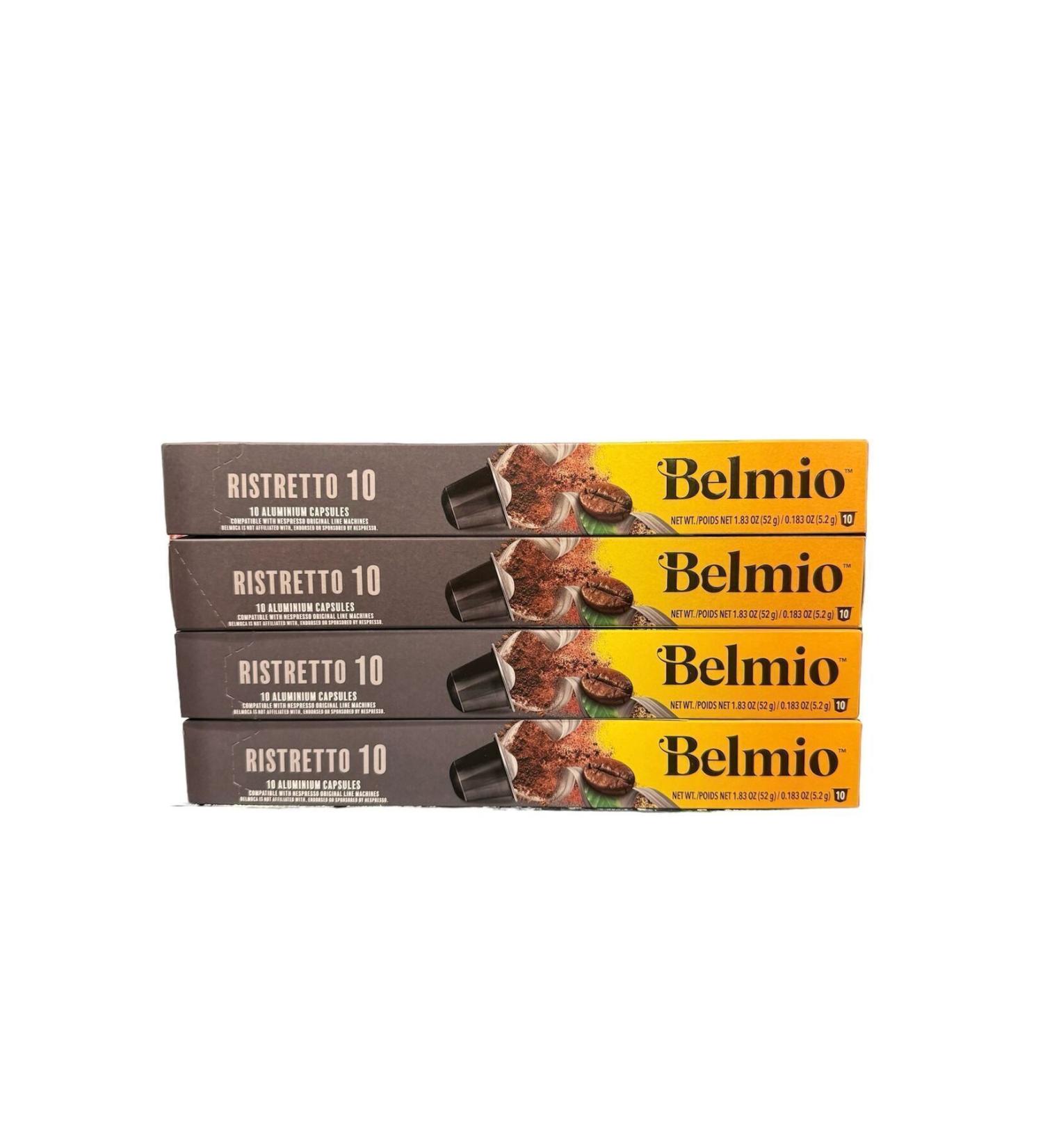 Nespresso Compatible Belmio Ristretto 10 Capsule Coffee Set of 4