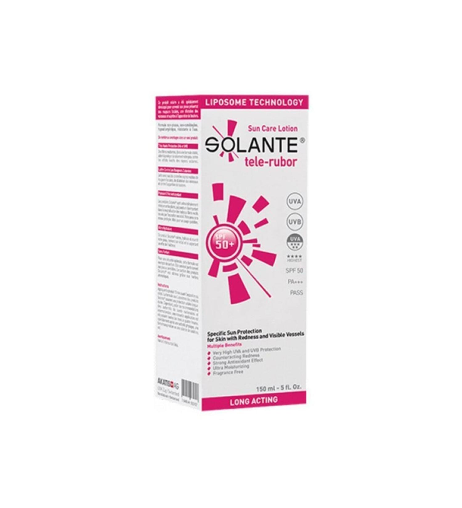 Solante Sensitive Skin Special Tele-rubor Spf50+ Sunscreen Lotion 150ml