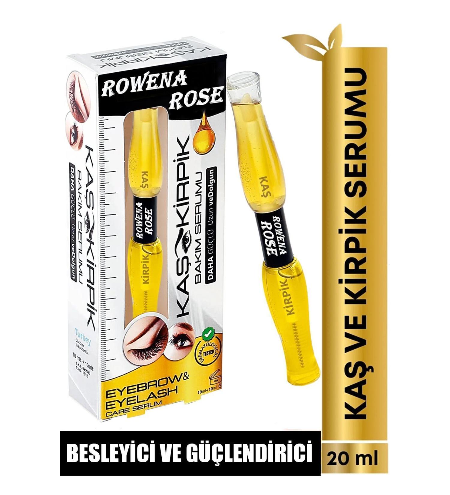 ROWENAROSE Double-Sided Herbal Eyebrow & Eyelash Care Serum 20 ml - Buy Online on GoSupps.com