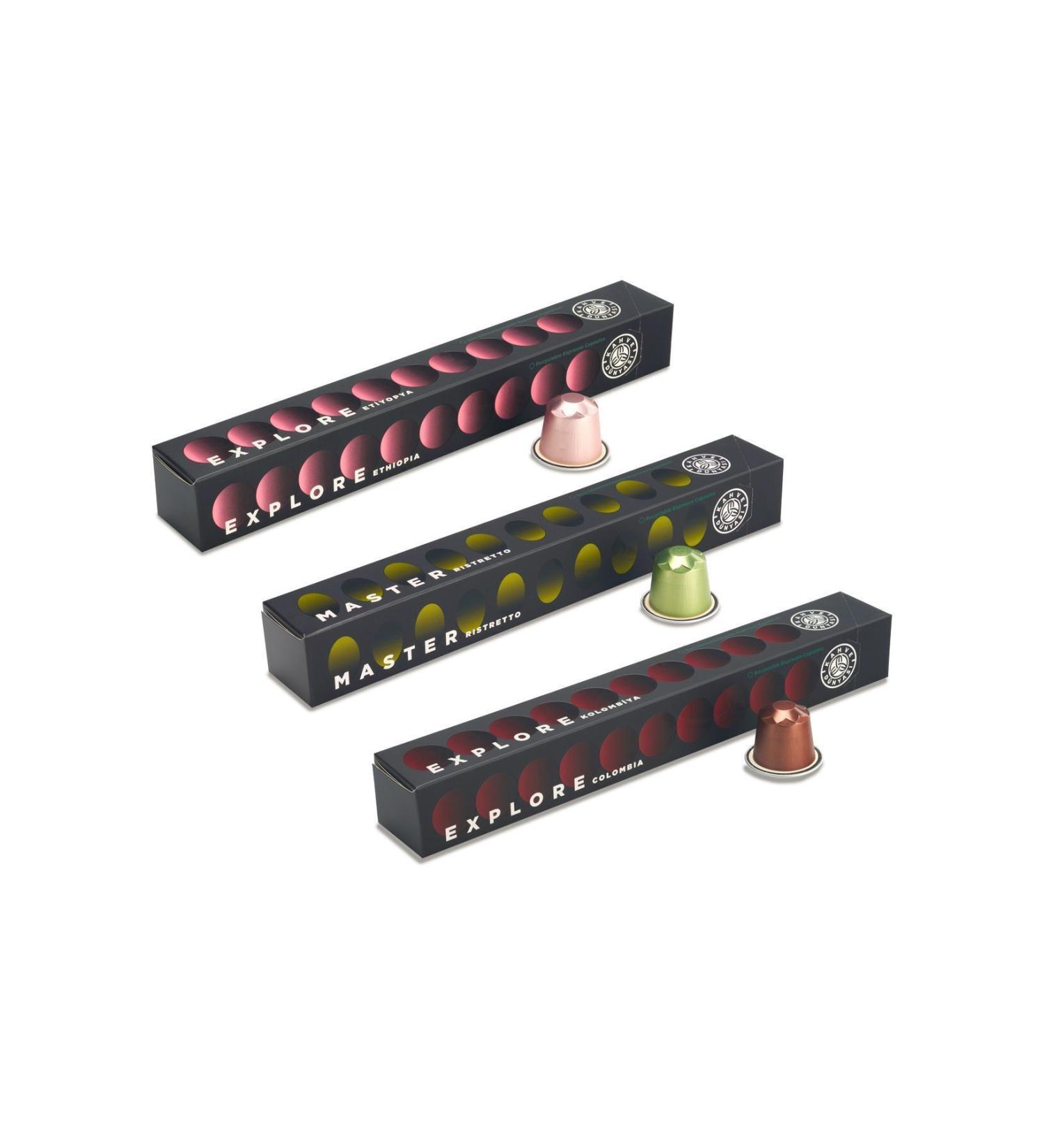 Coffee World 3-Piece Local Capsule Coffee Set